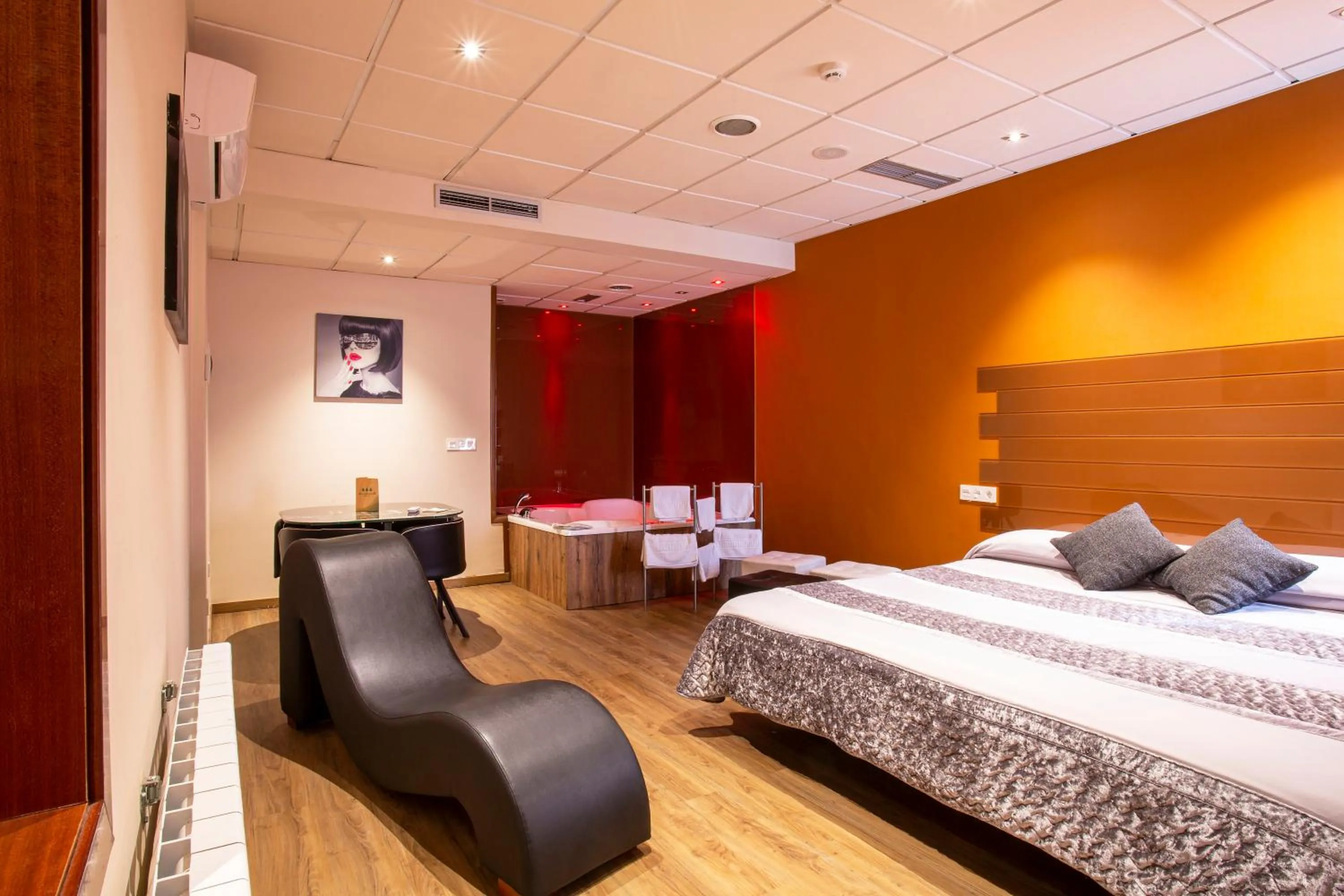 Bed in Motel Los Abedules