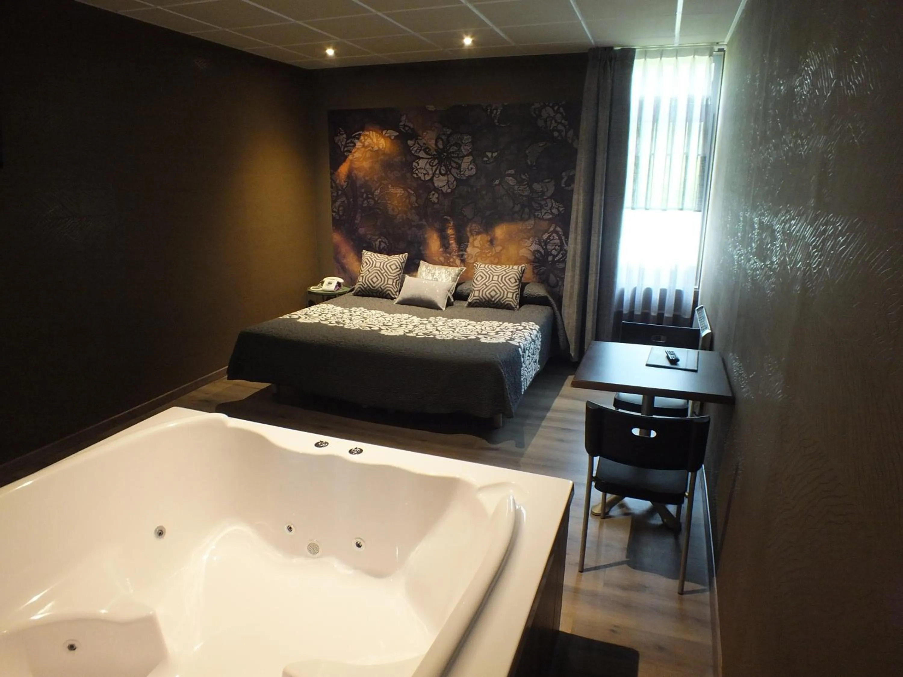 Bed in Motel Los Abedules