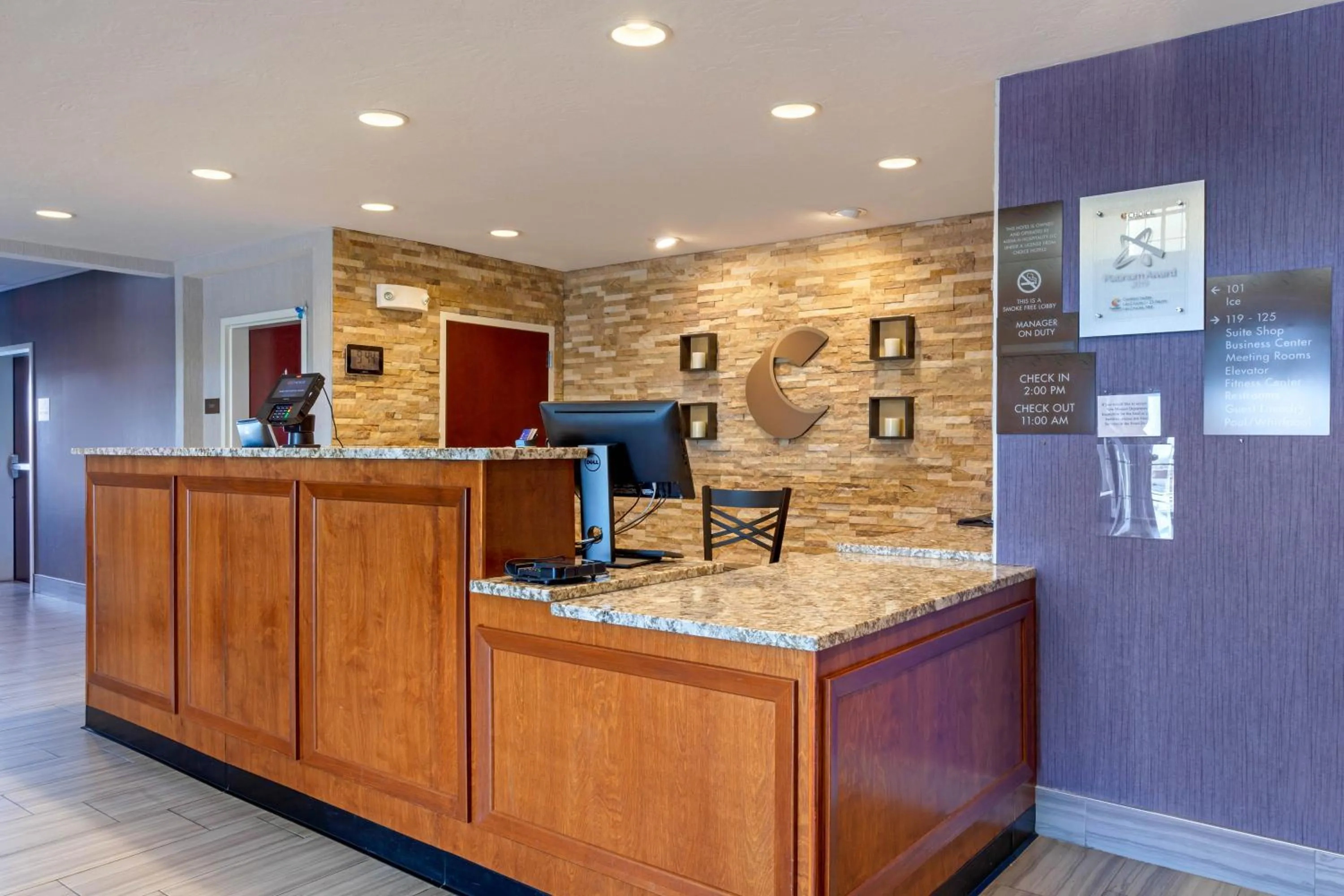 Lobby or reception in Comfort Suites of Las Cruces I-25 North