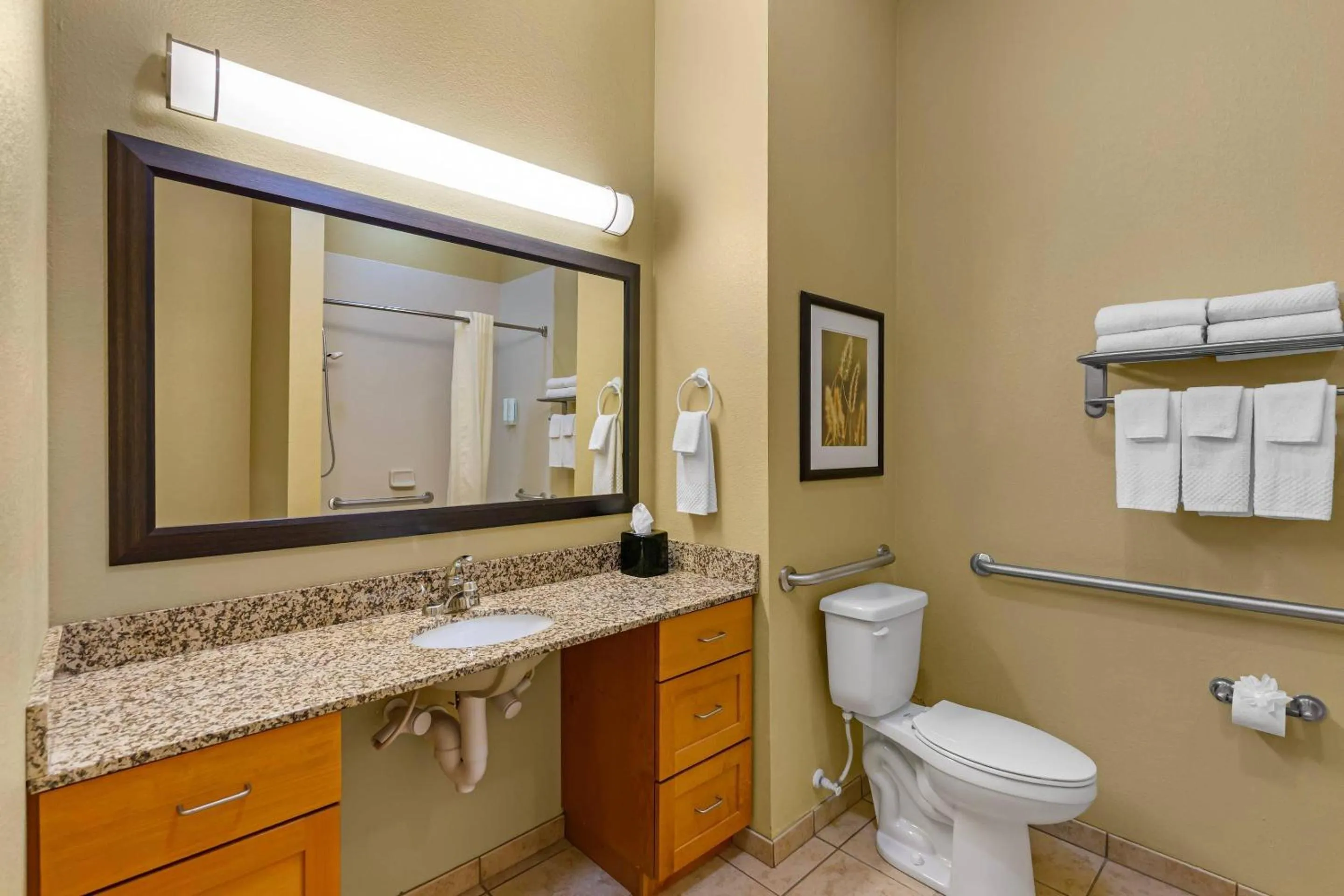 Bedroom in MainStay Suites Tioga