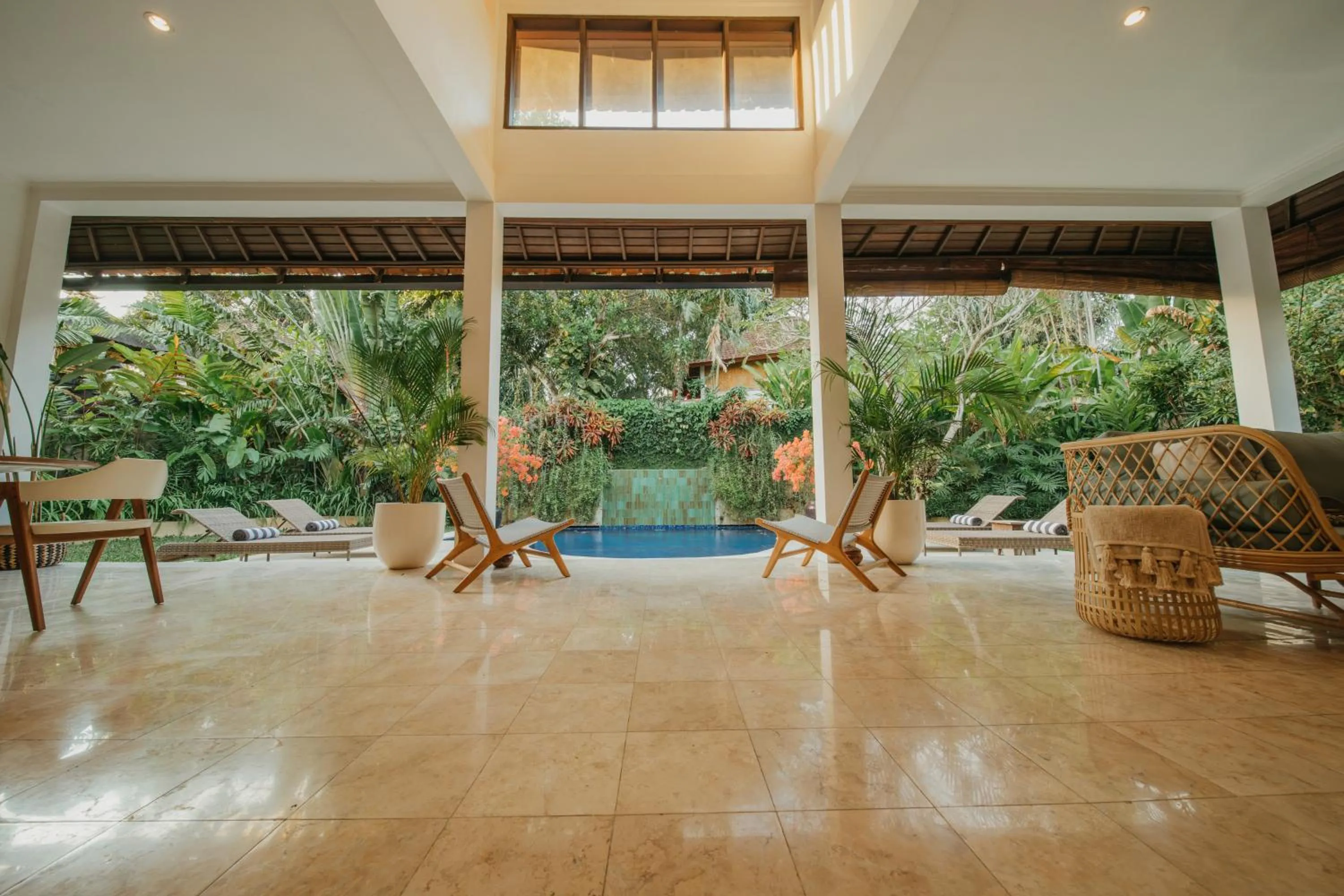 Garden view in Villa Eight