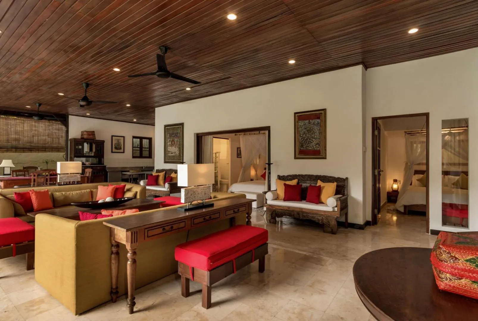 Living room in Villa Eight