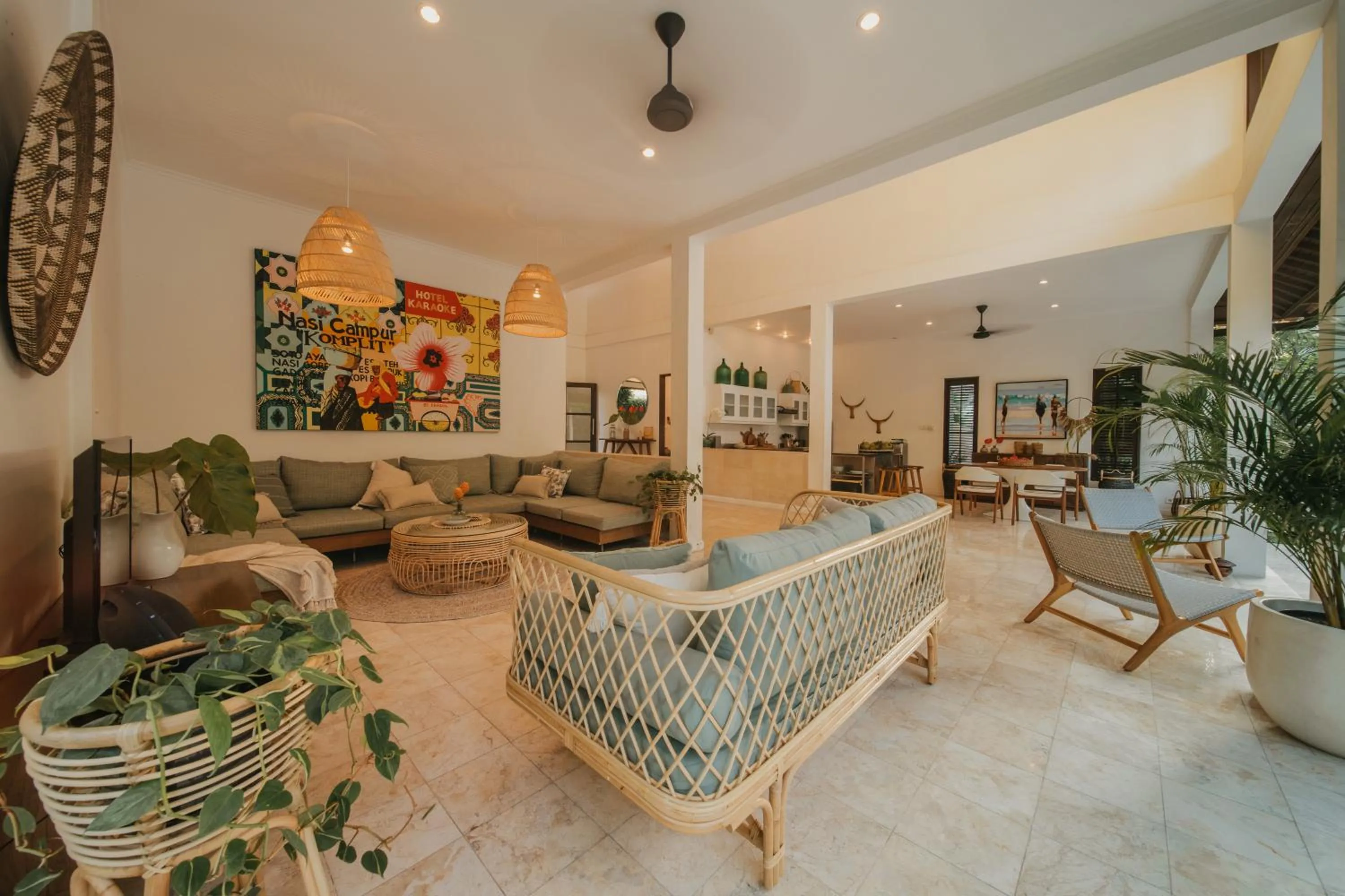 Living room in Villa Eight