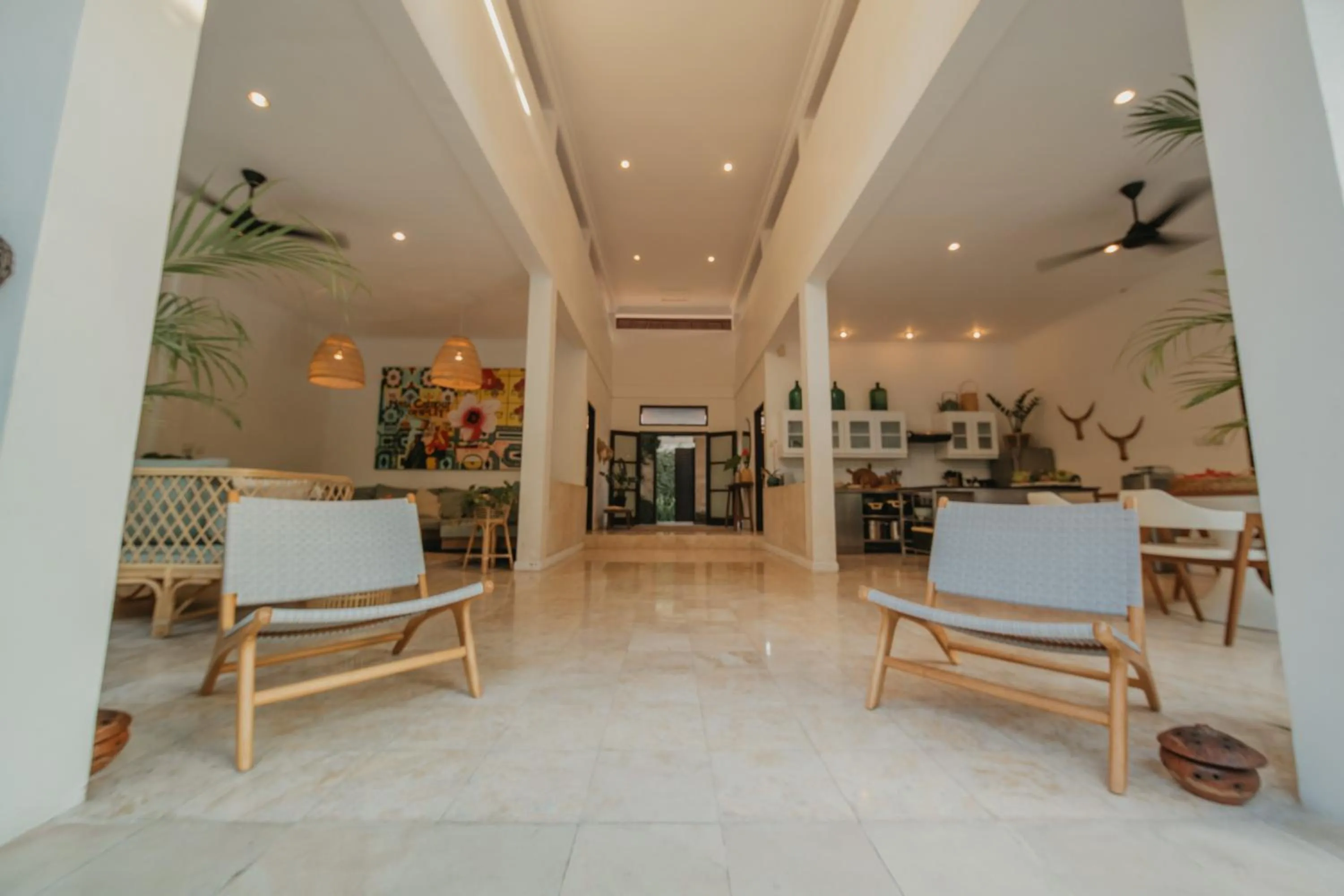 Living room in Villa Eight