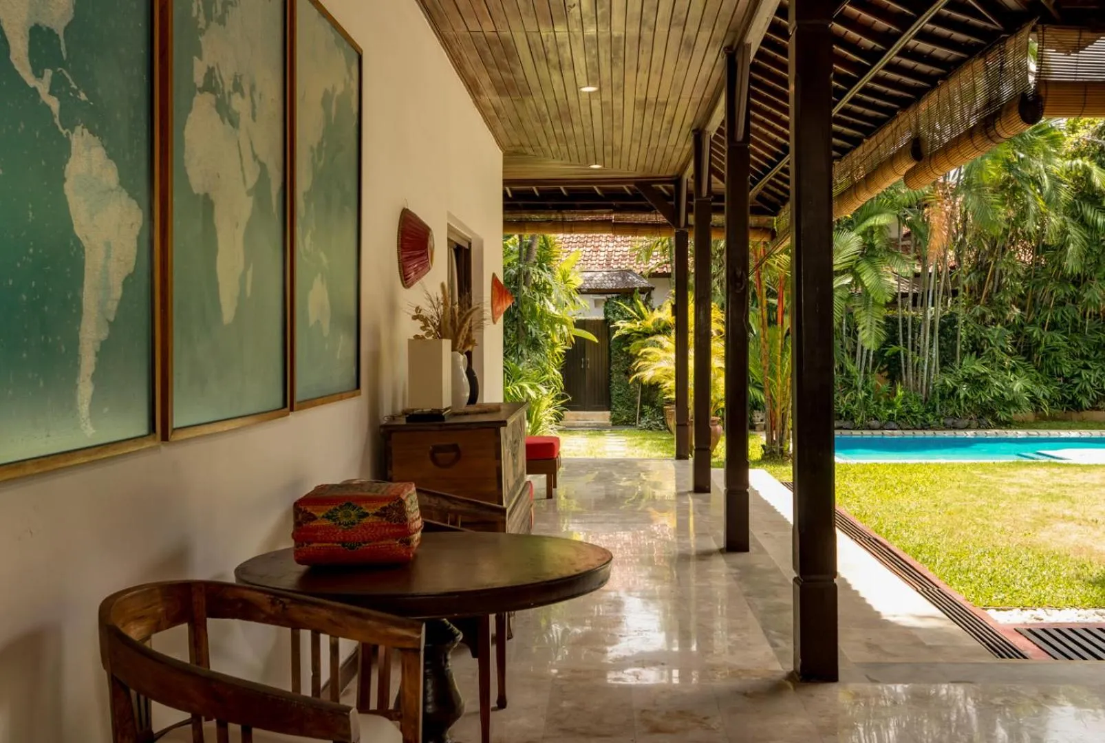 Living room in Villa Eight