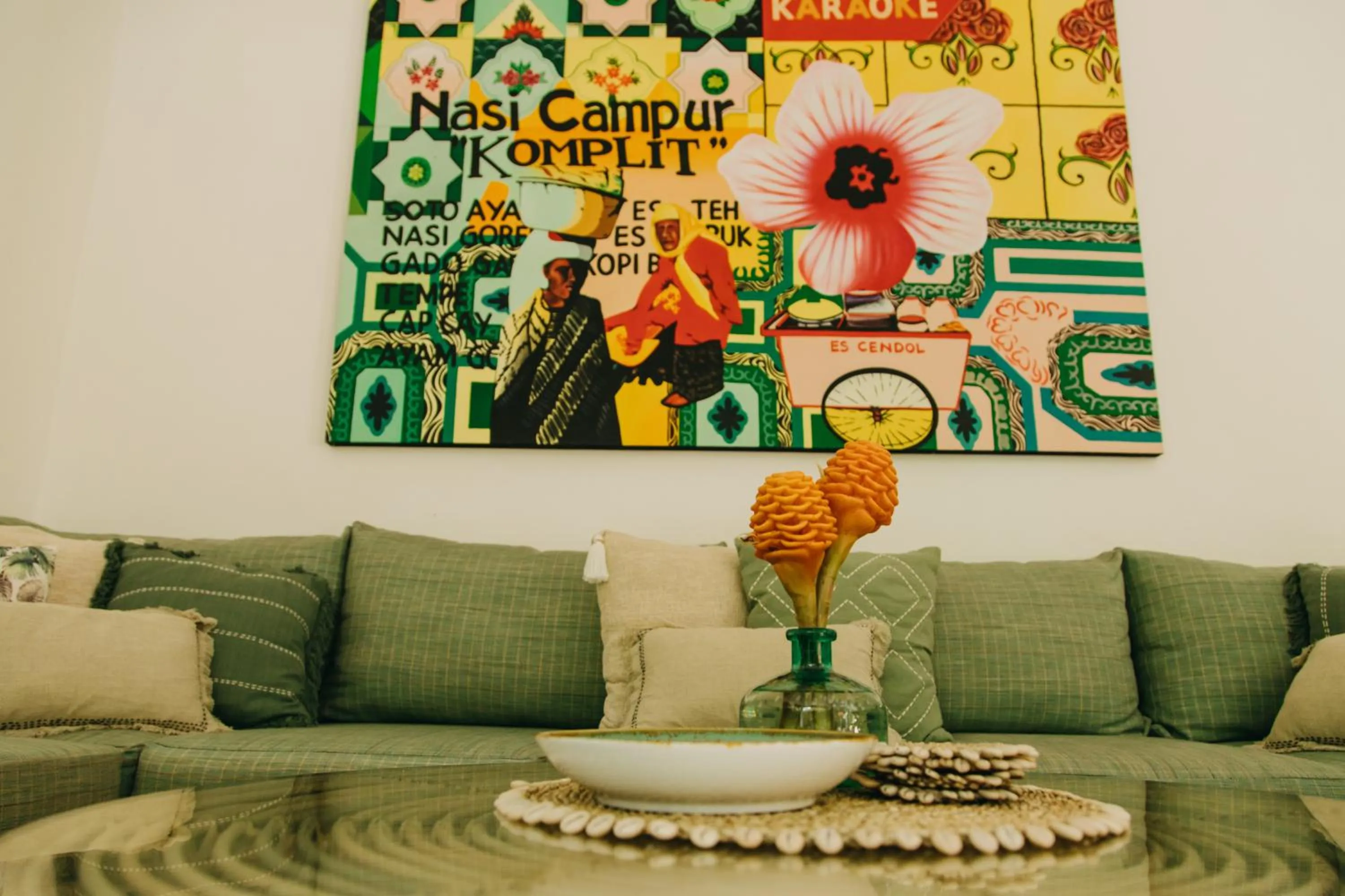 Decorative detail in Villa Eight