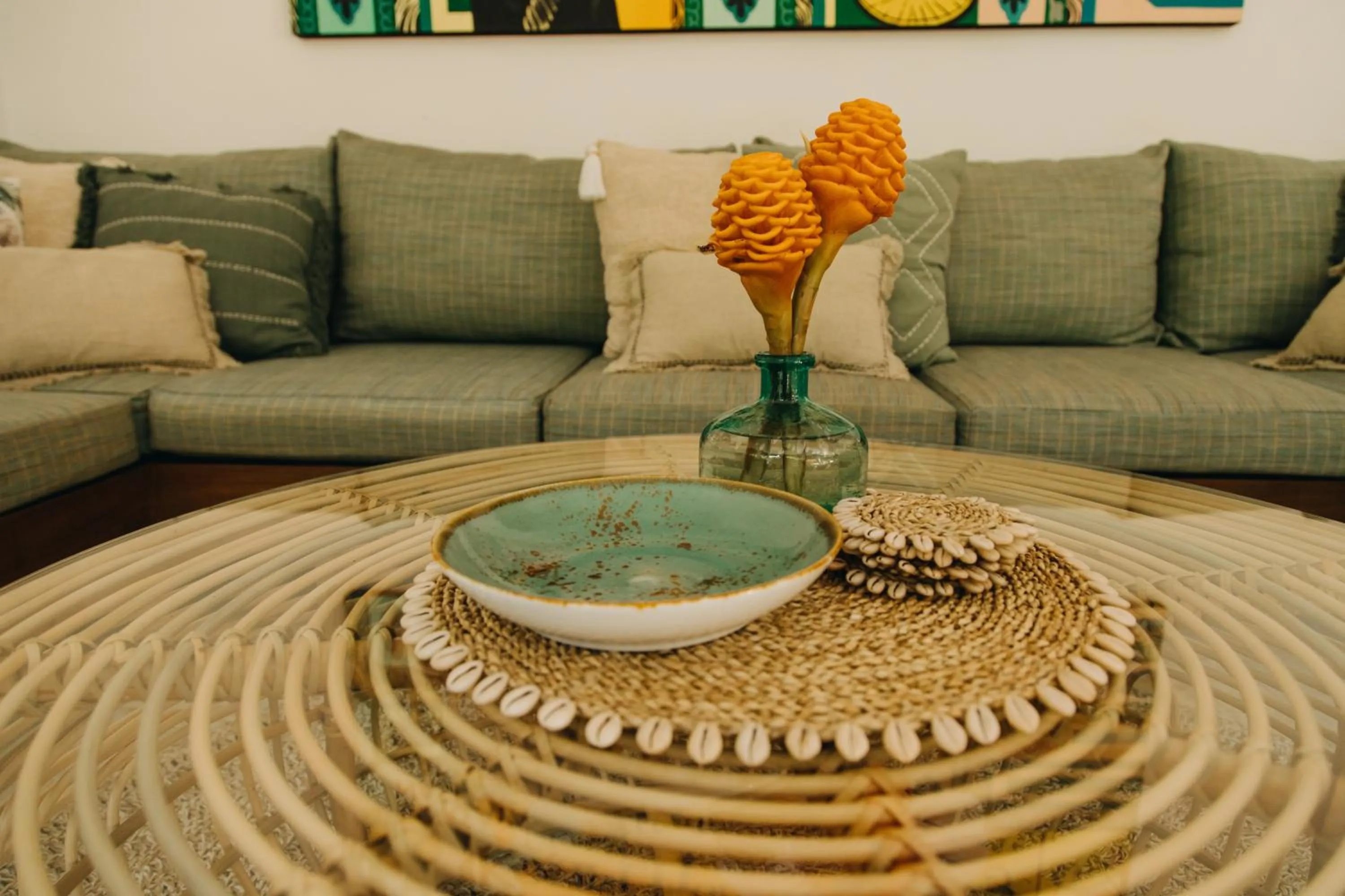 Living room in Villa Eight