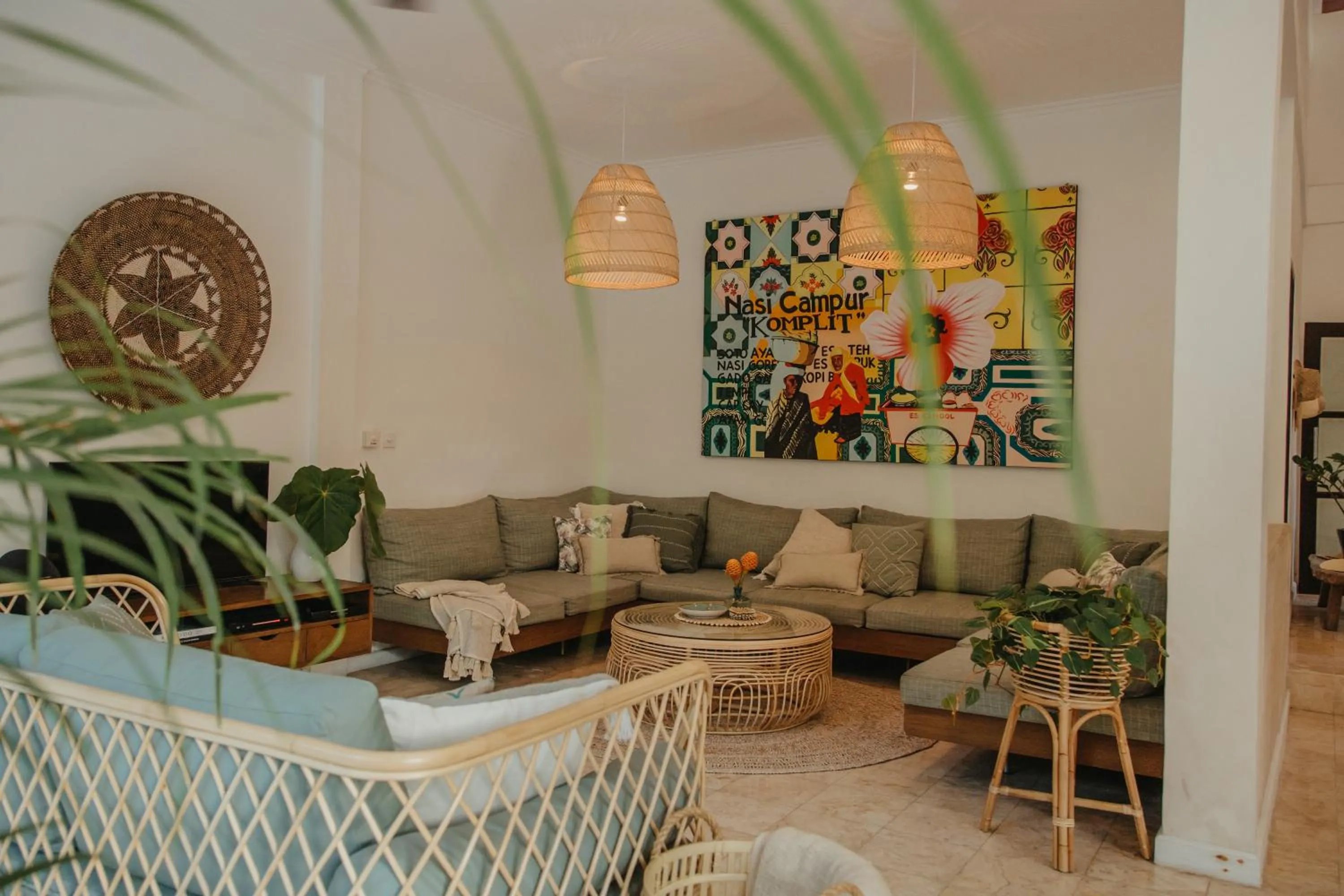 Seating area in Villa Eight