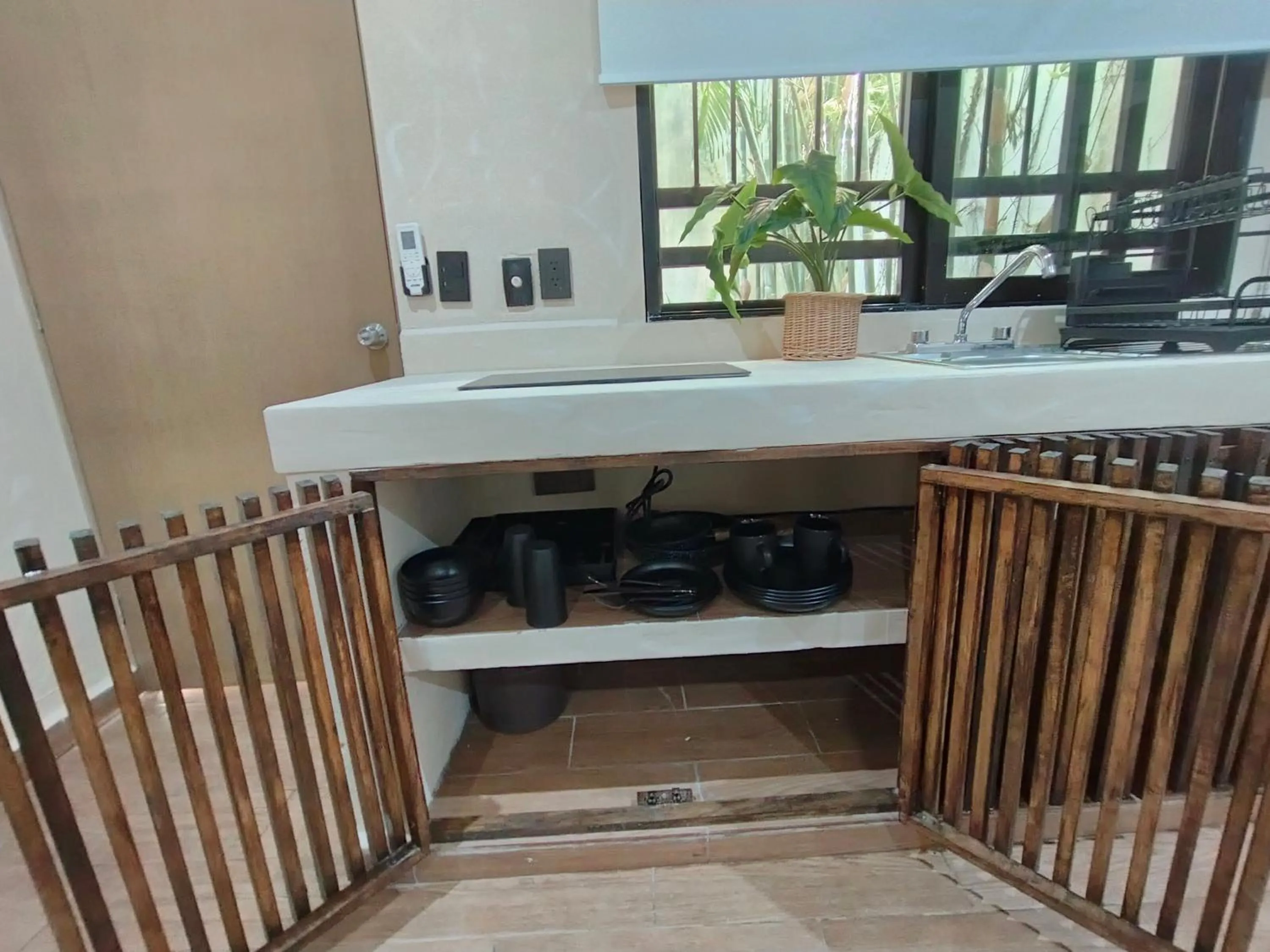 Kitchen or kitchenette in Casa Lupita