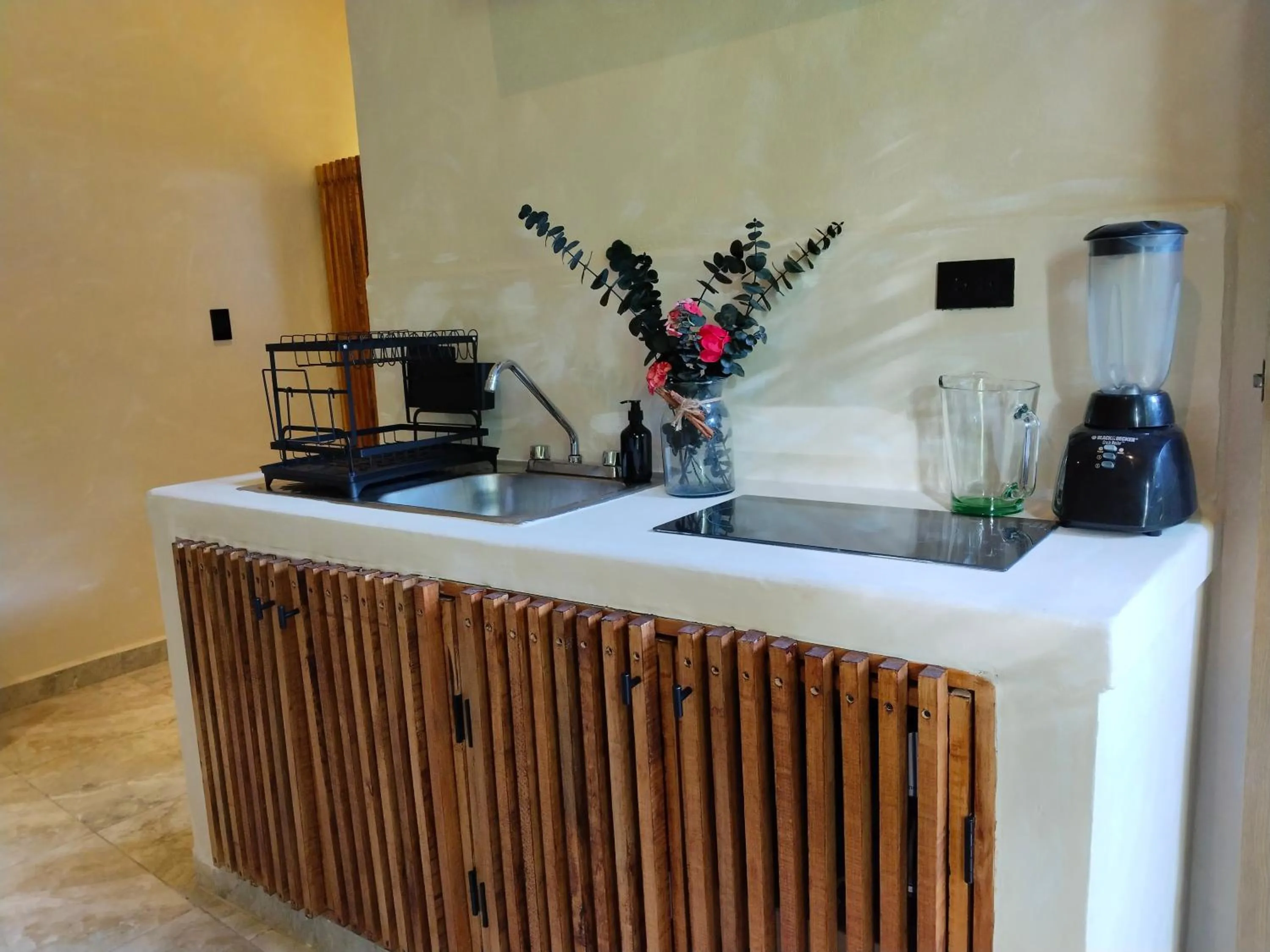 Kitchen or kitchenette in Casa Lupita