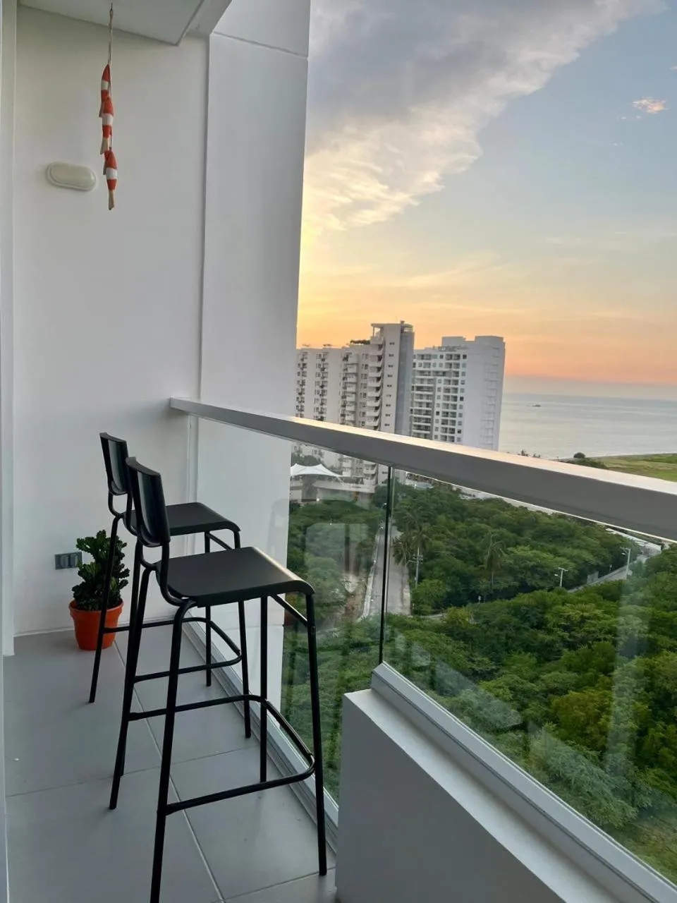 Balcony/Terrace in Hotel Porto Horizonte suite 1426