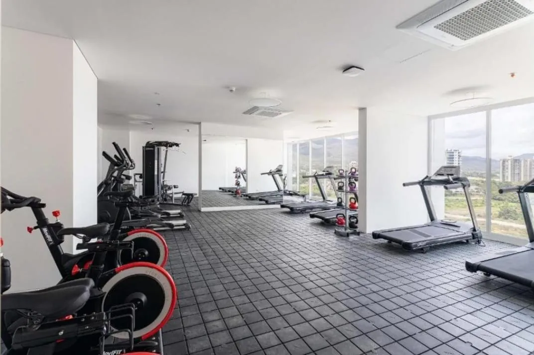 Fitness centre/facilities in Hotel Porto Horizonte suite 1426