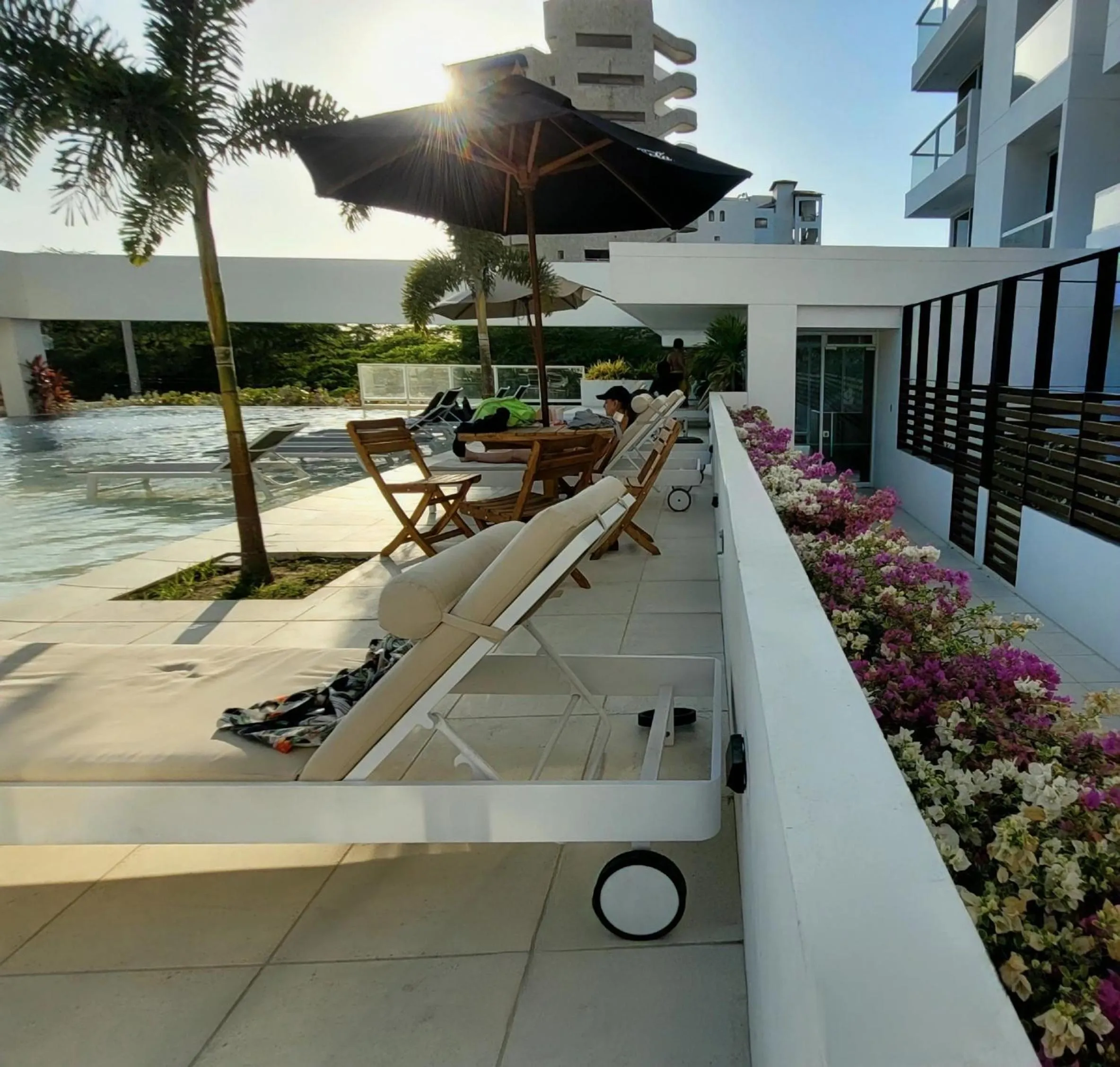 Balcony/Terrace in Hotel Porto Horizonte suite 1426