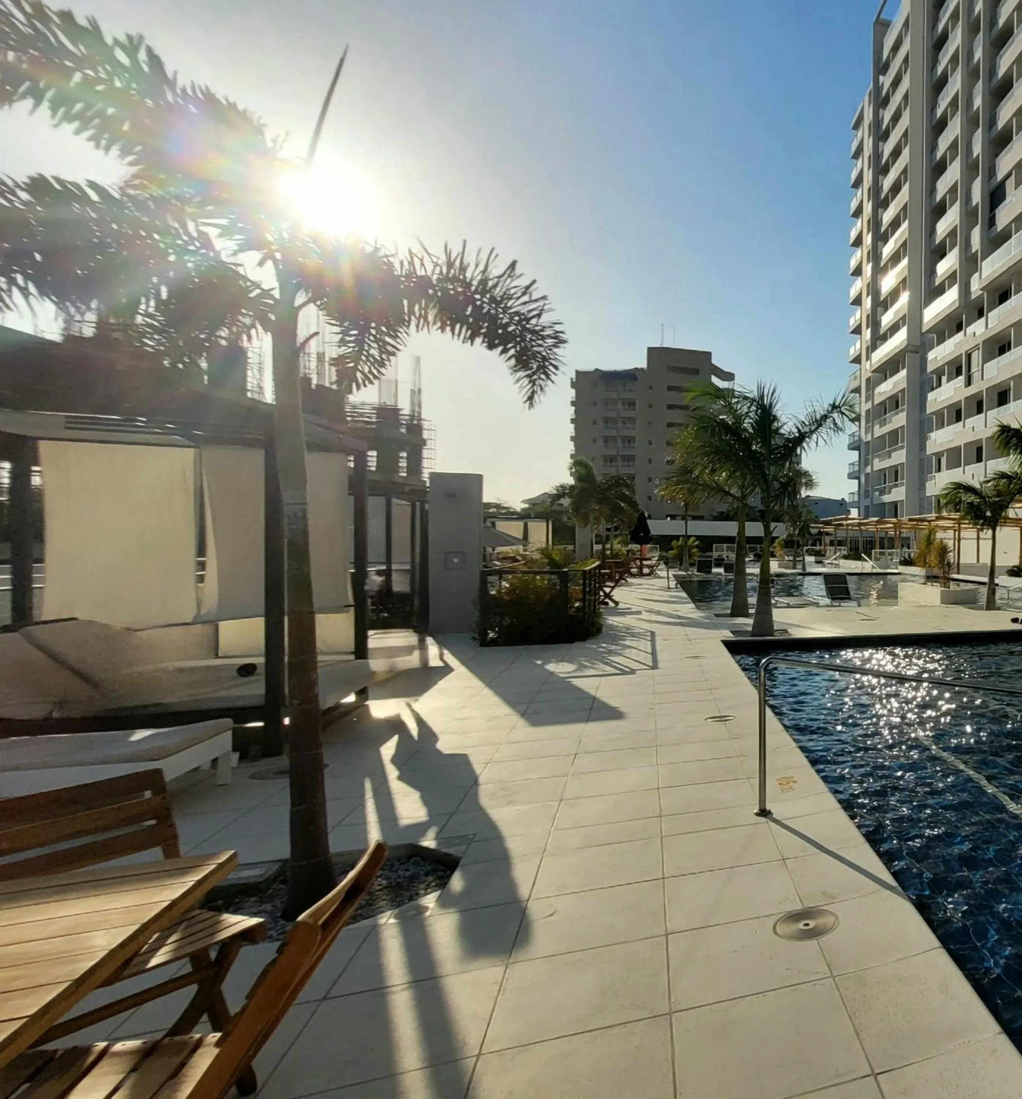 Solarium in Hotel Porto Horizonte suite 1426