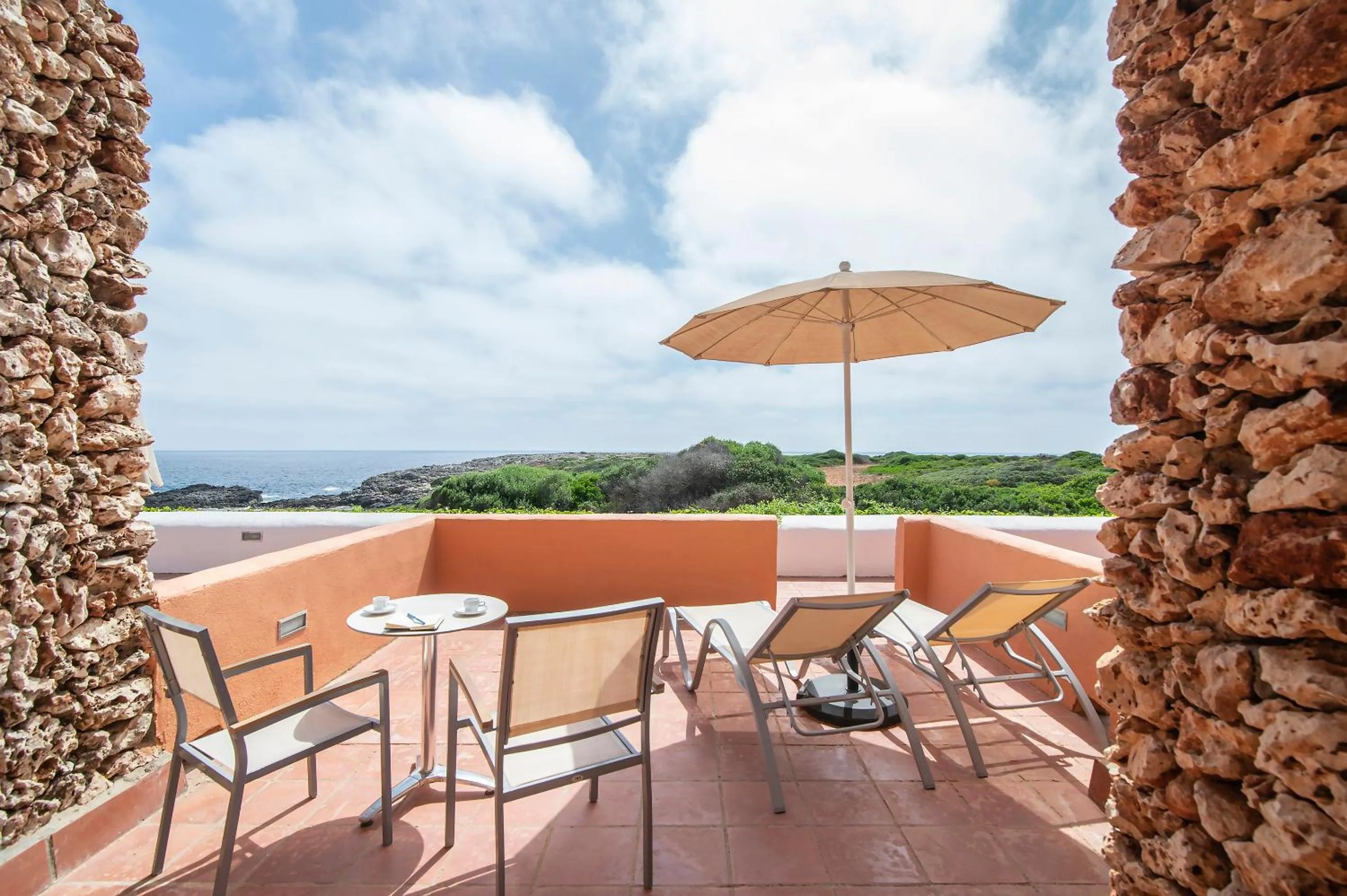 Balcony/Terrace in Hotel Menorca Binibeca - Adults Recommended - by Pierre & Vacances Premium