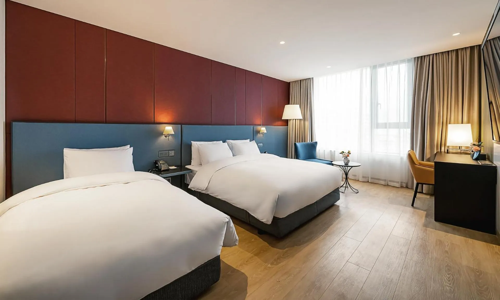 Bed in The May Hotel