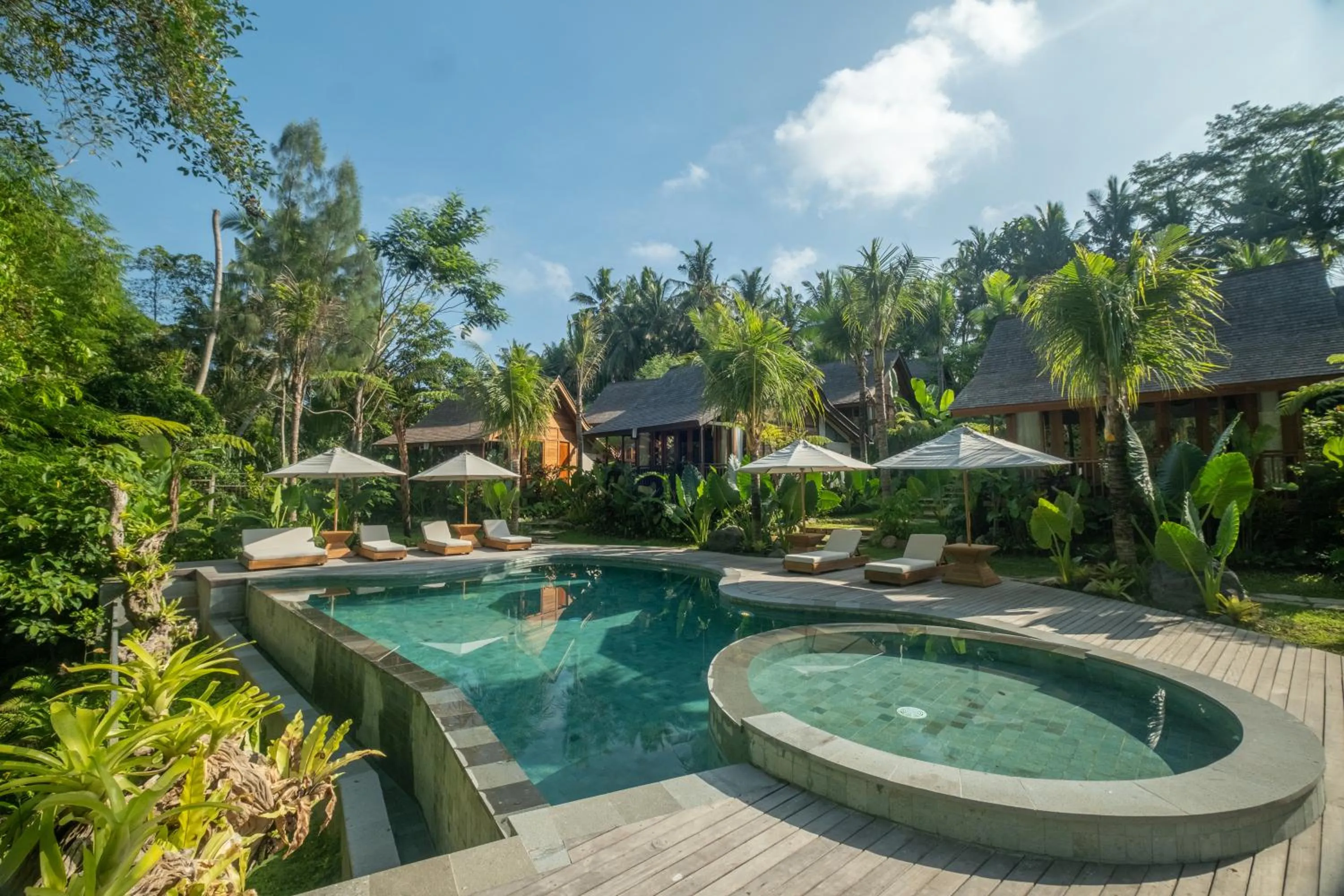 Swimming pool in Samujha Ubud Resort
