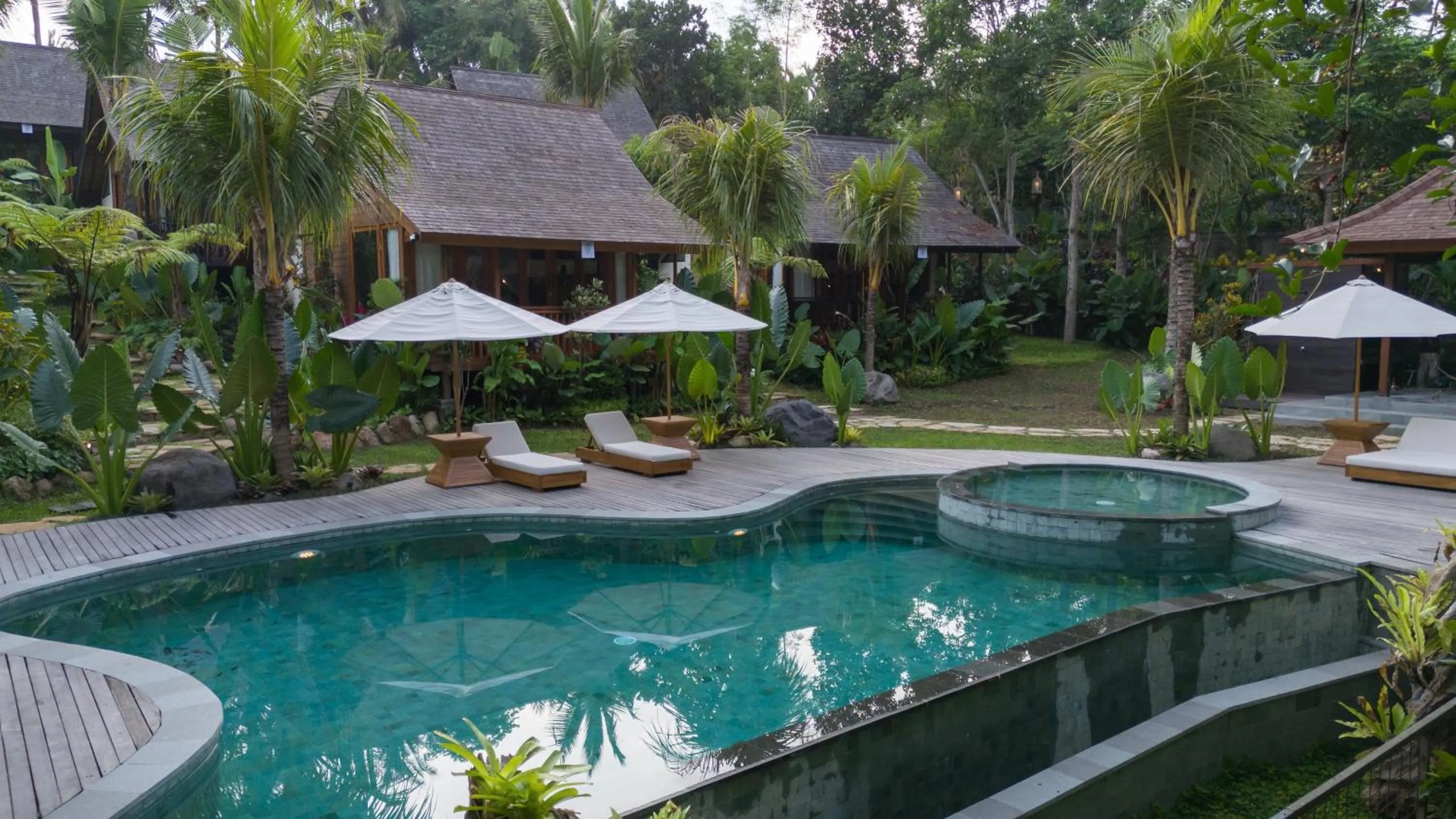 Swimming pool in Samujha Ubud Resort