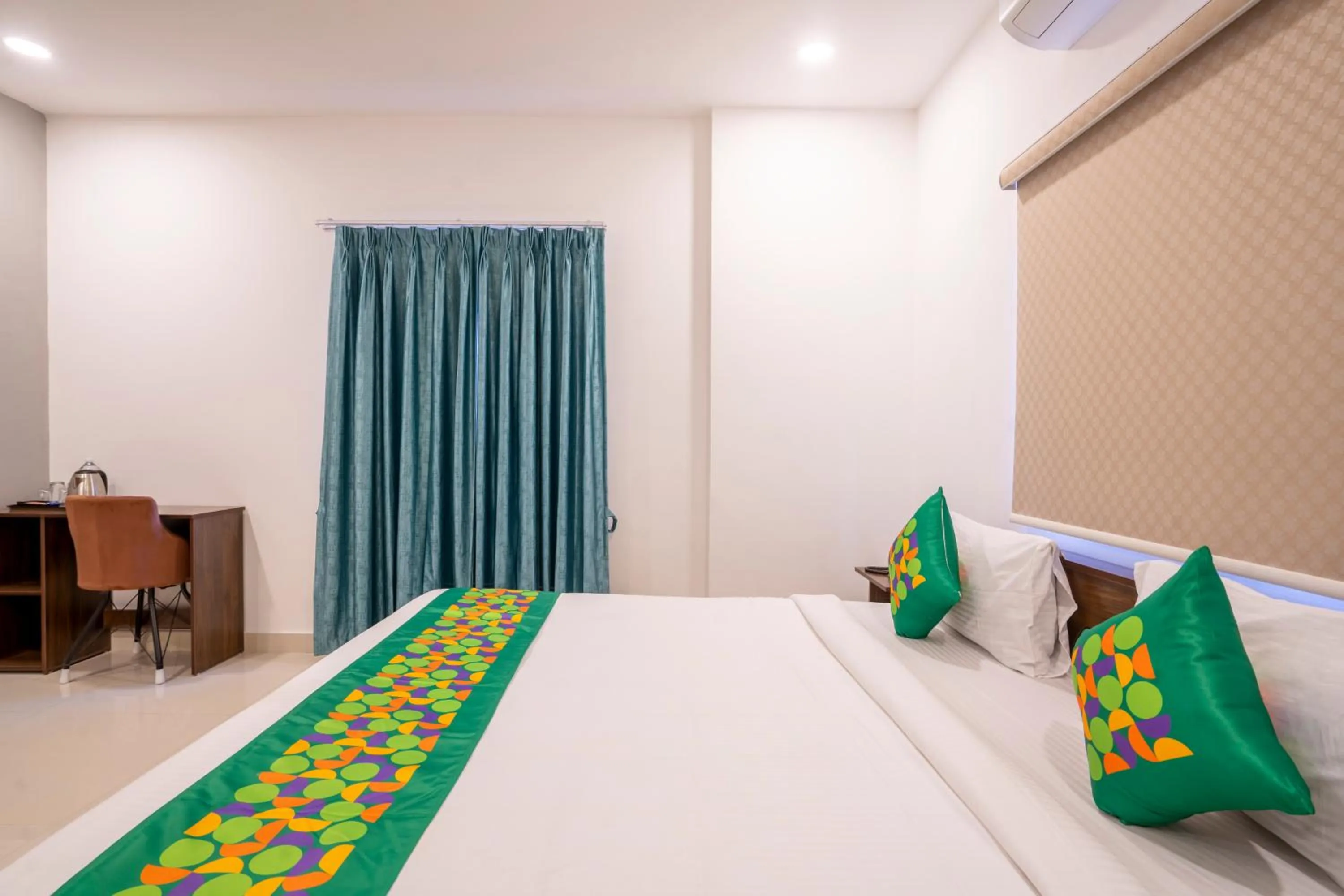 Bedroom, Bed in Treebo De Alphabet Gachibowli