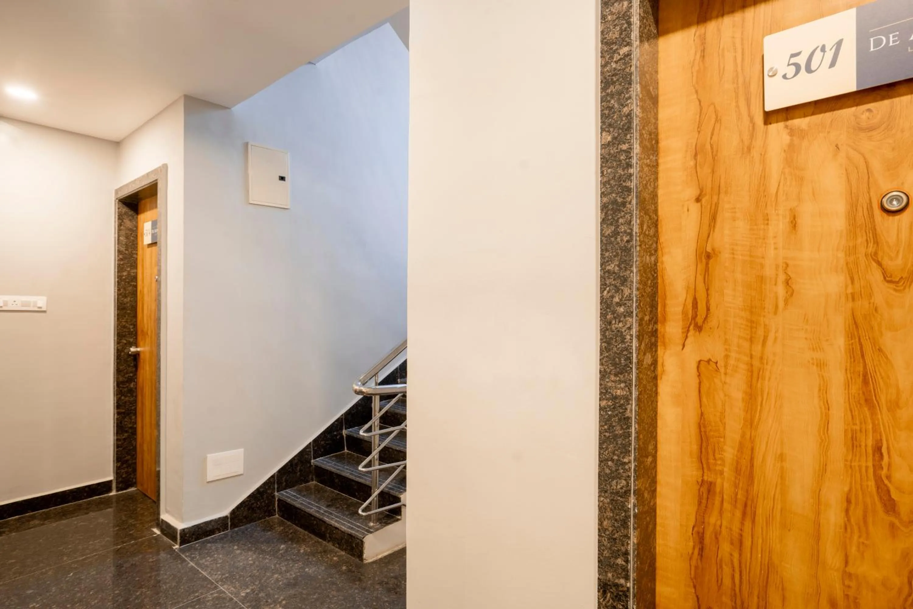 Lobby or reception in Treebo De Alphabet Gachibowli