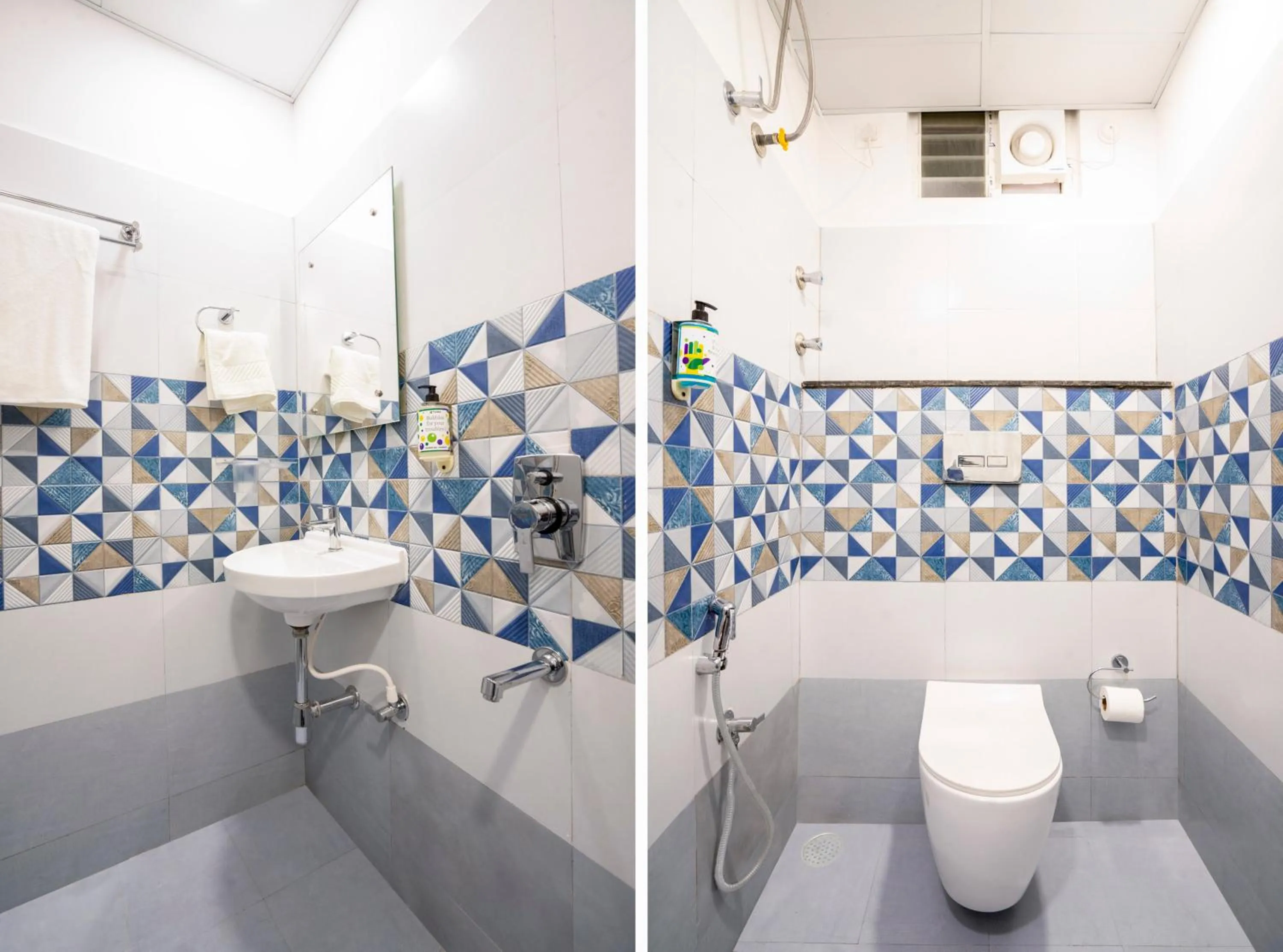 Bathroom in Treebo De Alphabet Gachibowli