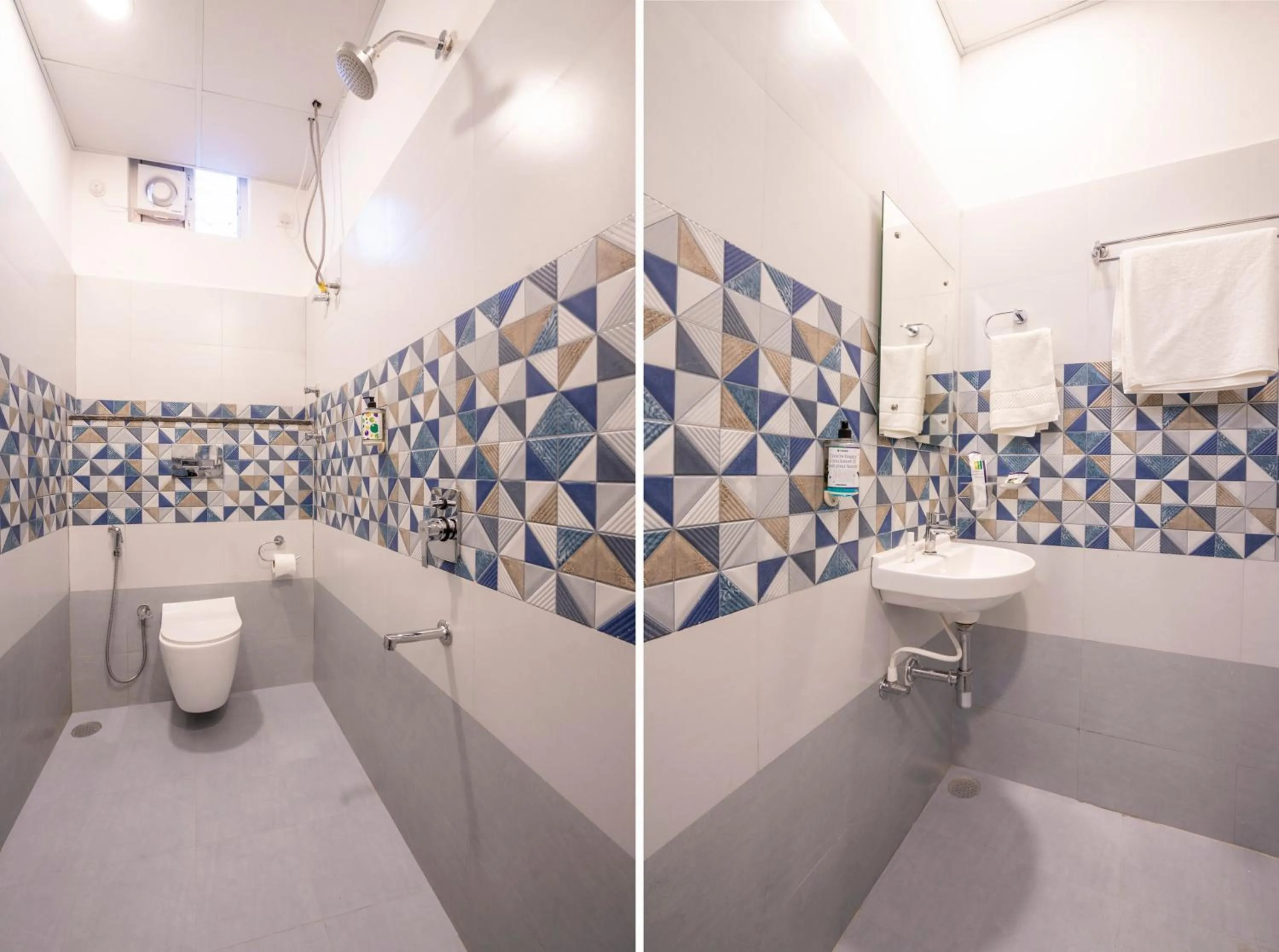 Bathroom in Treebo De Alphabet Gachibowli