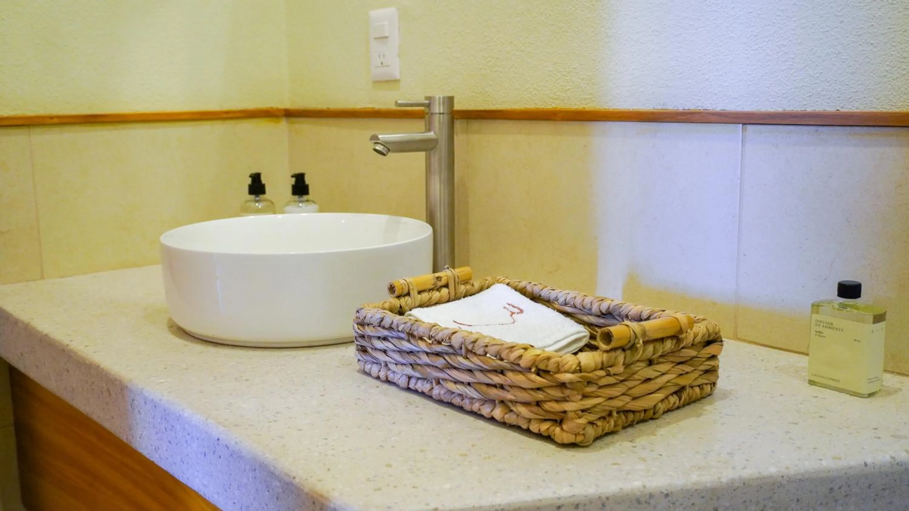 Bathroom in Hotel Tepalcates