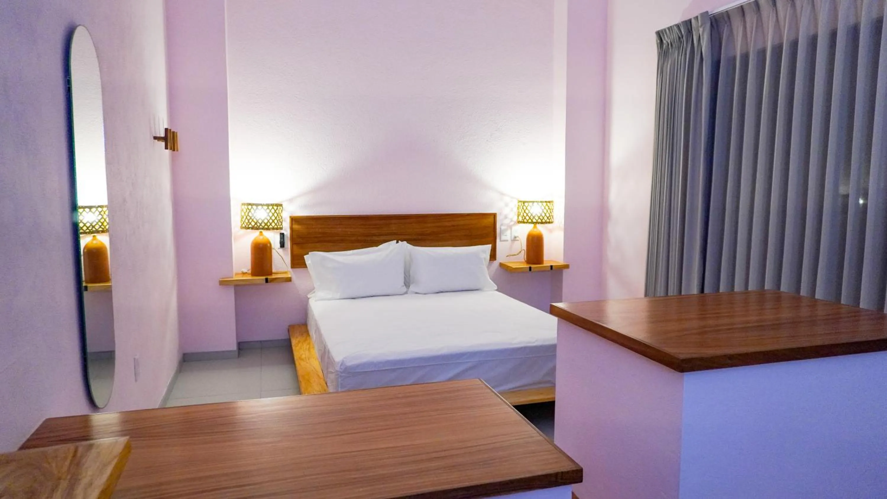 Bed in Hotel Tepalcates