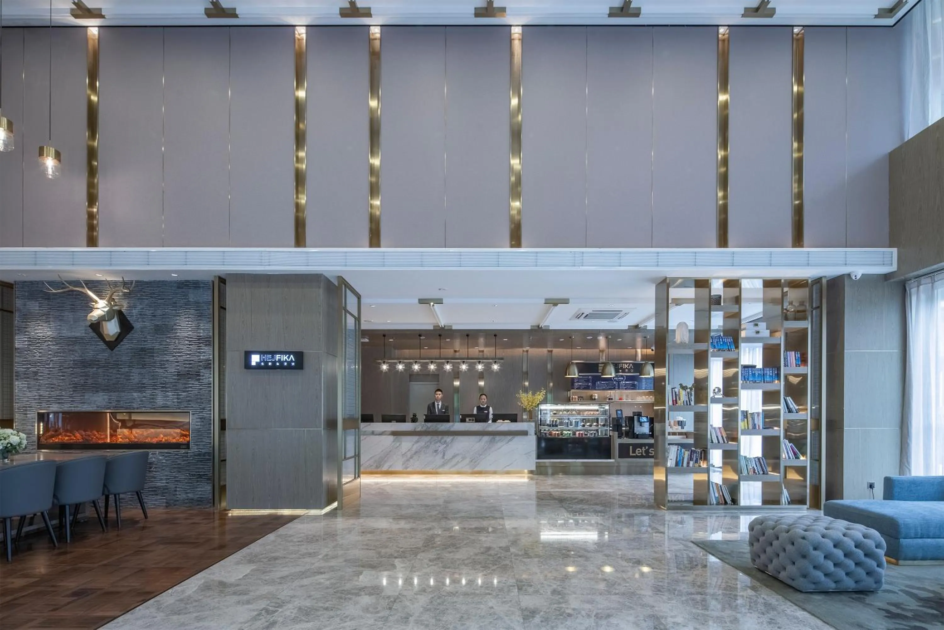 Lobby or reception in Lijiang Old Town Echarm Plus Hotel