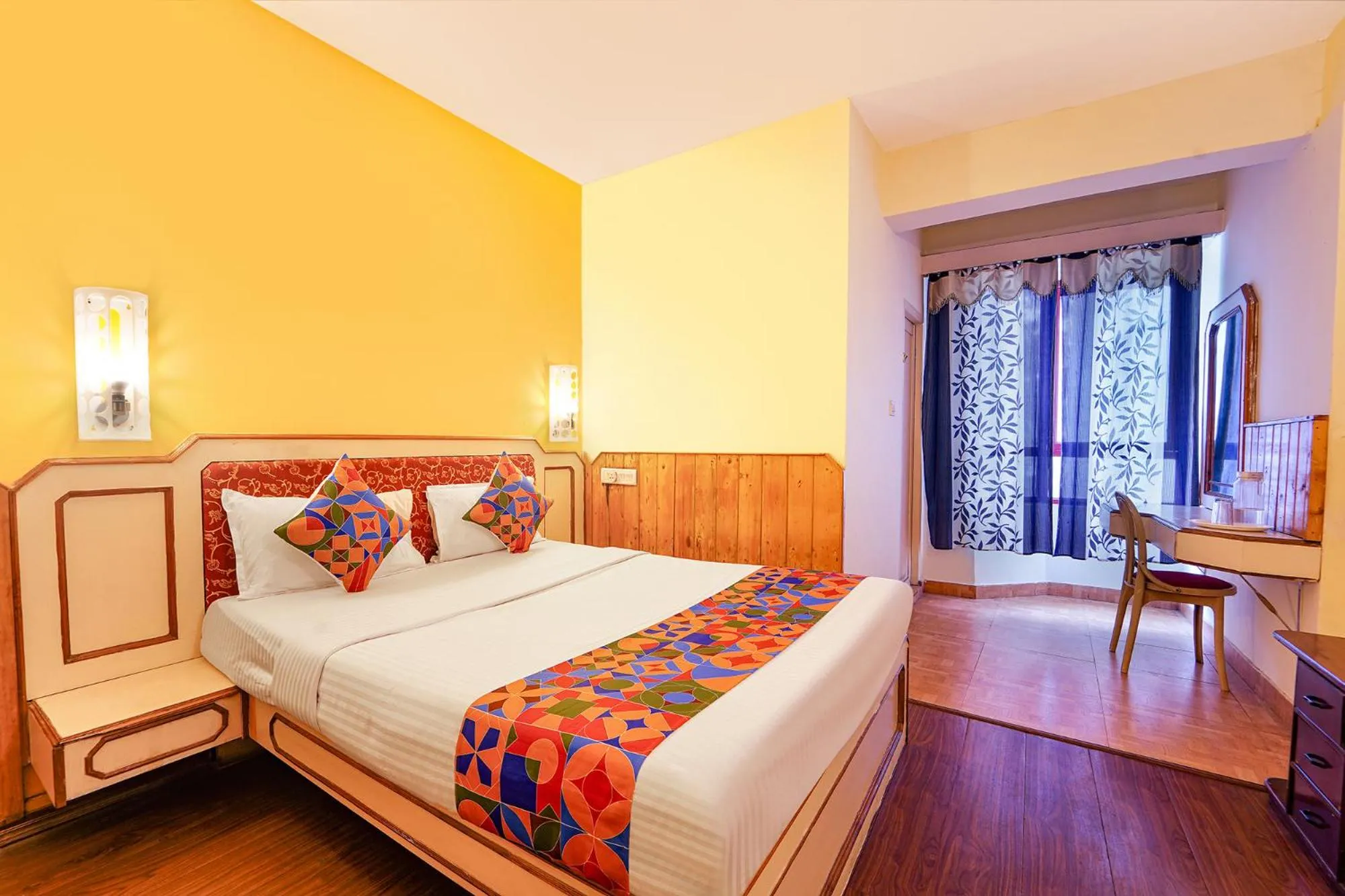 Bed in FabHotel JS Heritage