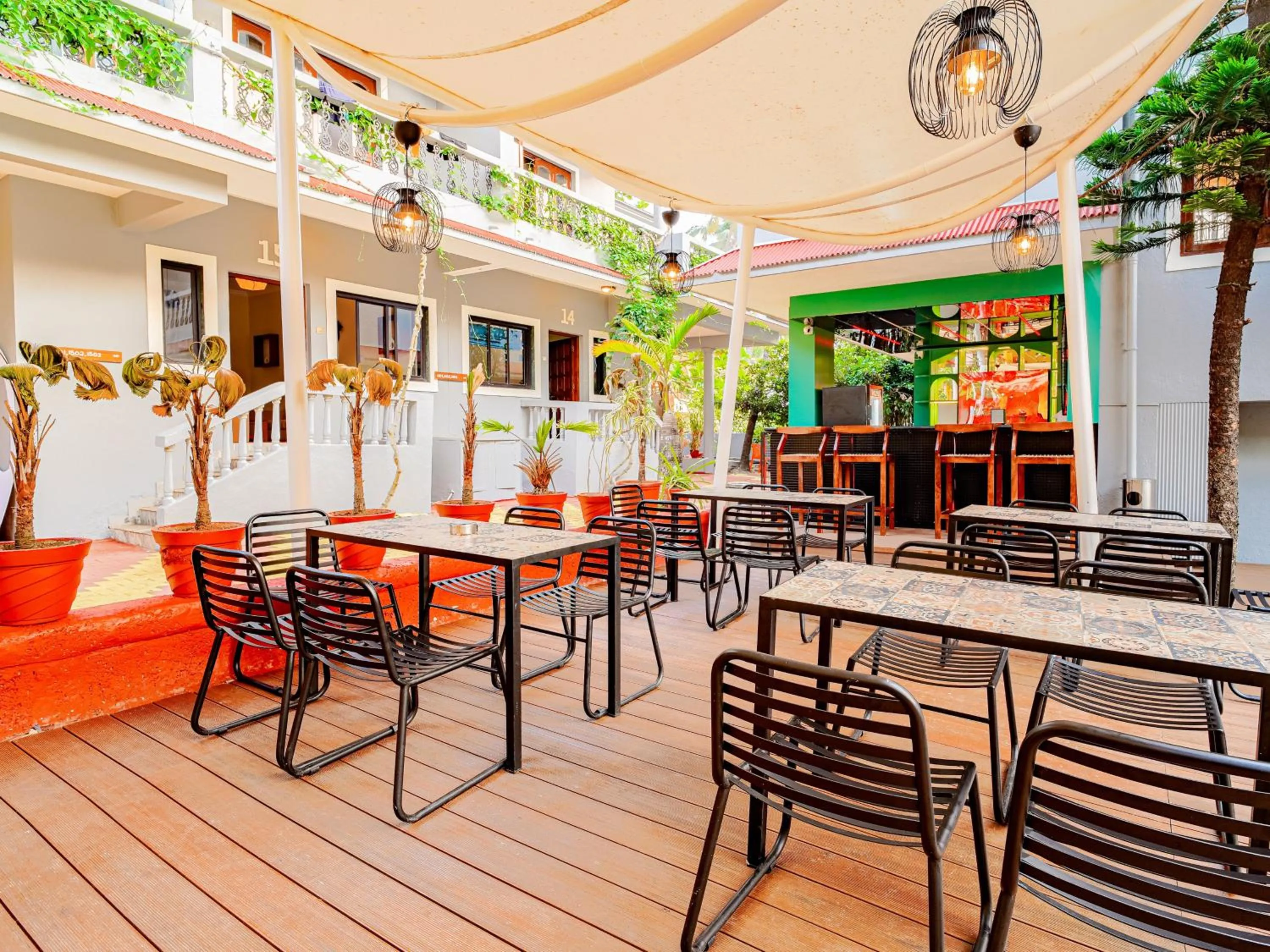 Restaurant/places to eat in The Hosteller Goa, Anjuna