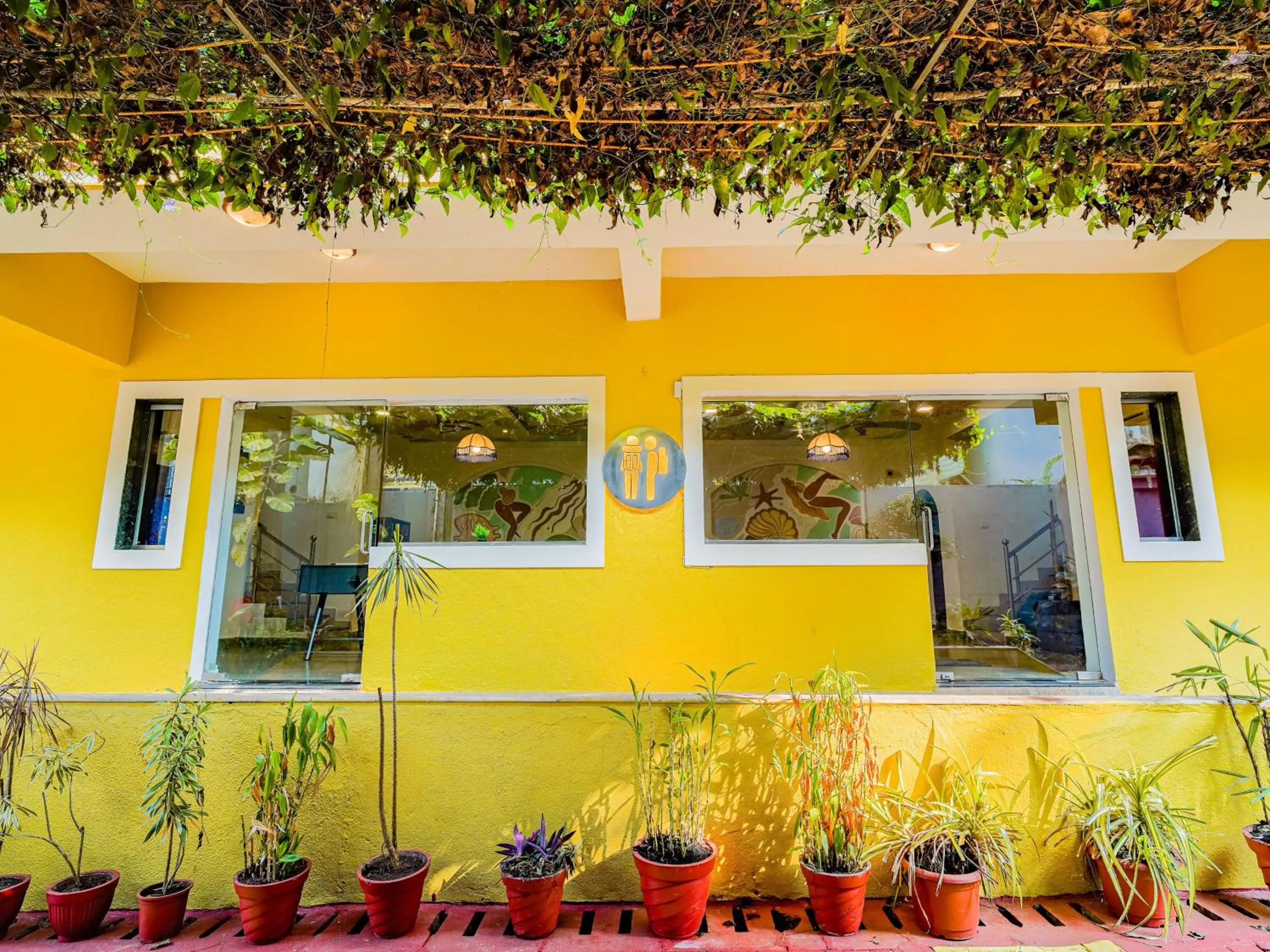 Property building in The Hosteller Goa, Anjuna