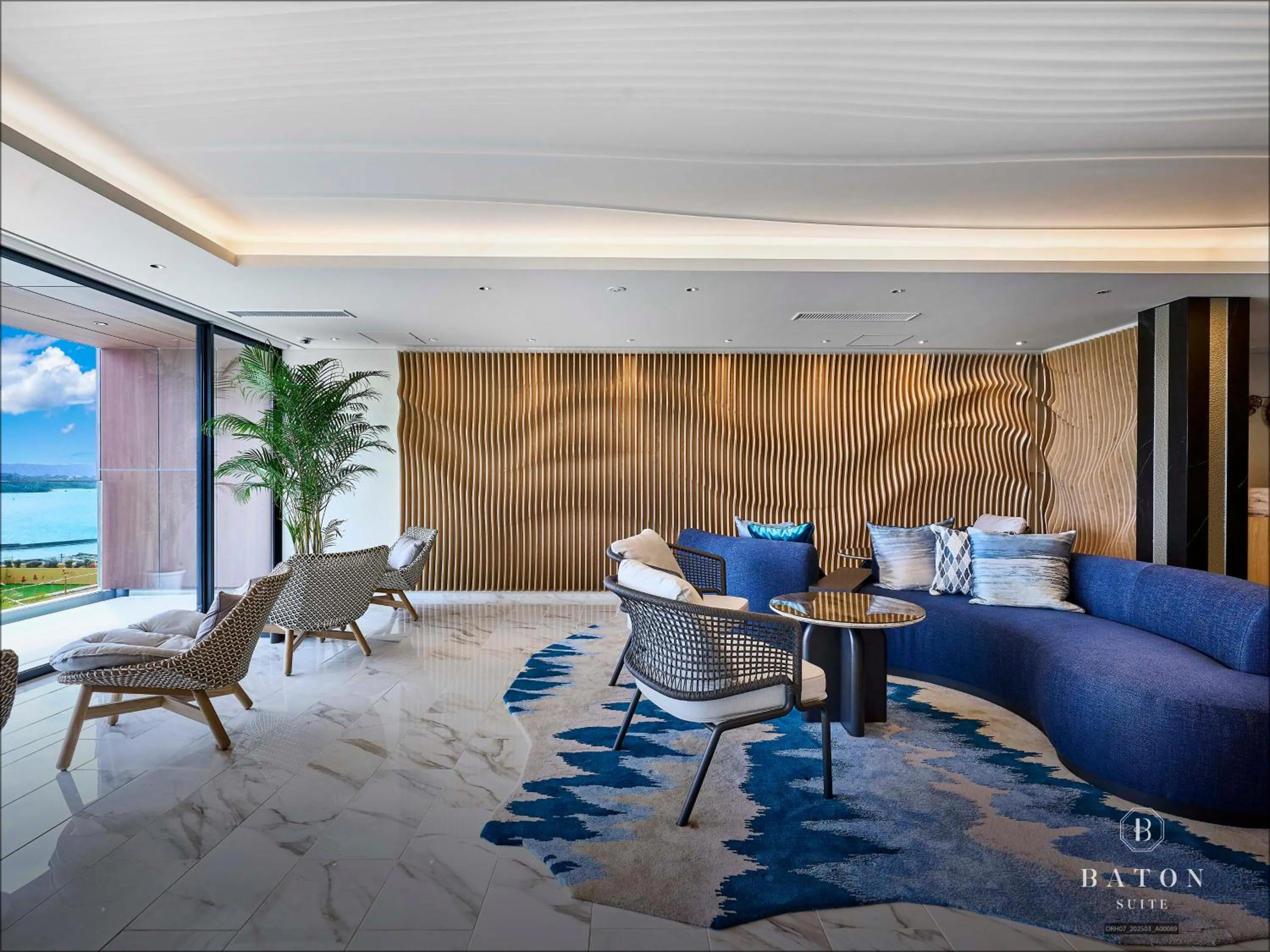 Lobby or reception in BATON SUITE Okinawa-kourijima
