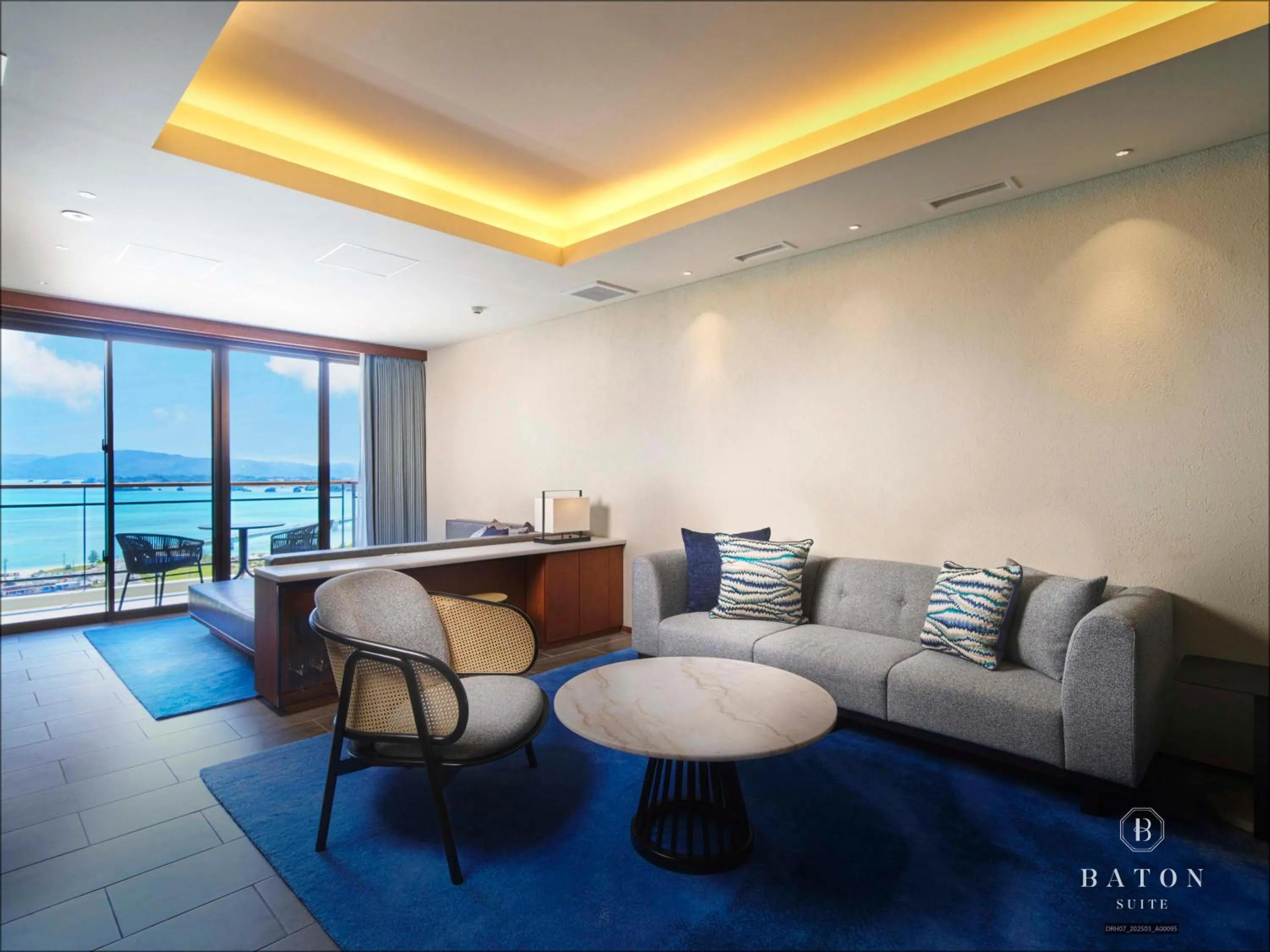 Photo of the whole room in BATON SUITE Okinawa-kourijima