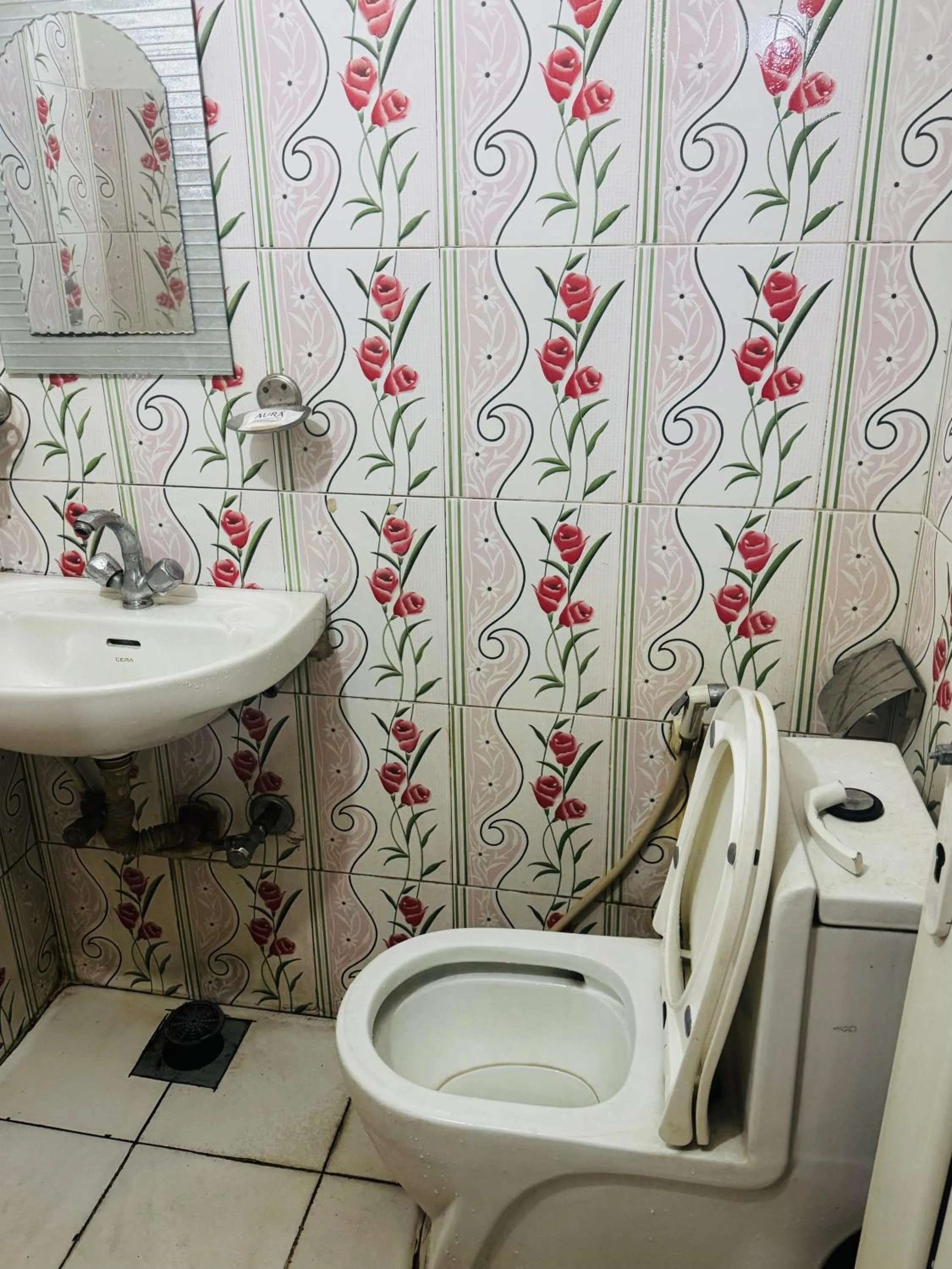 Toilet in Om Mandakini Hotel