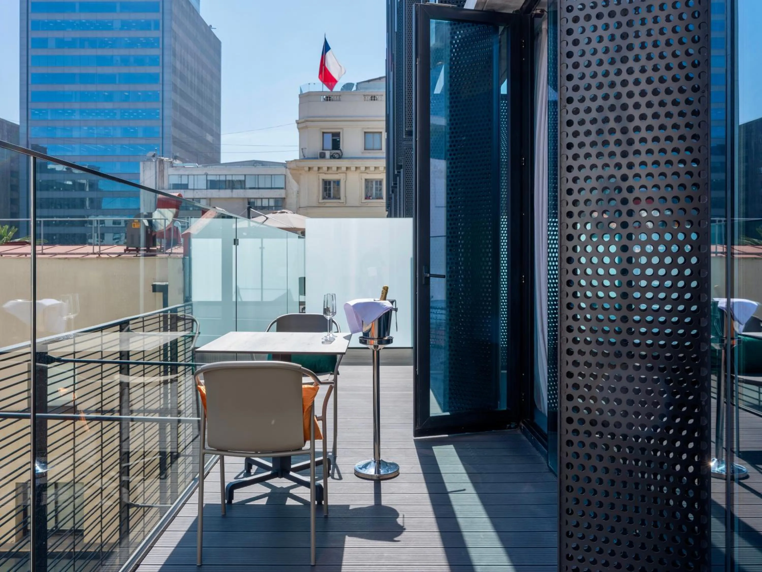 Property building in Debaines Hotel Santiago