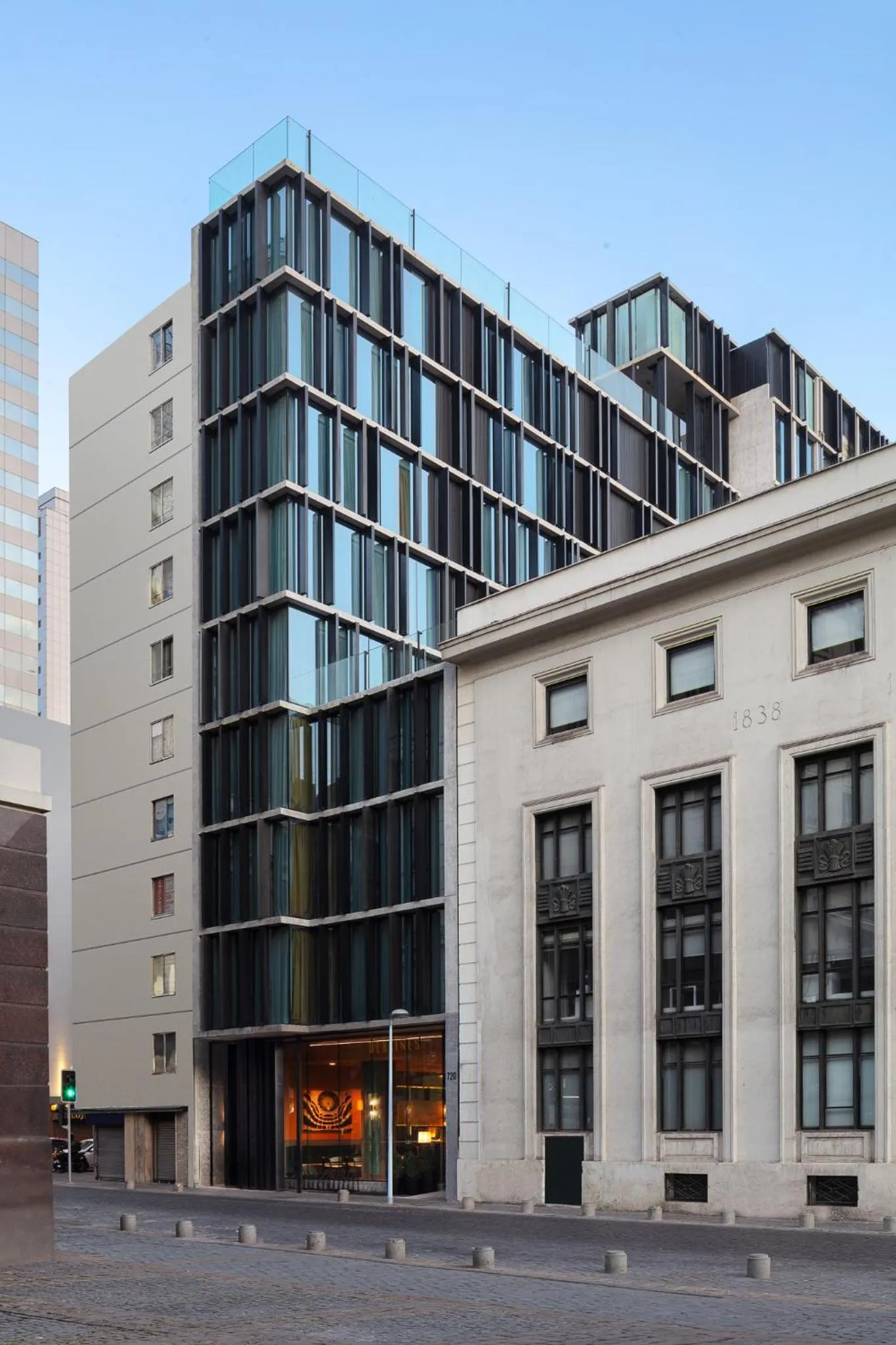 Property building in Debaines Hotel Santiago