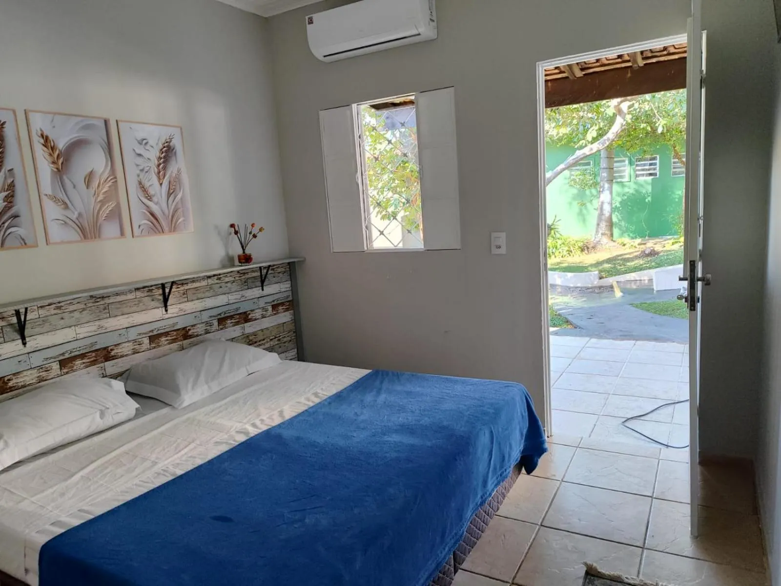 Bed in Pousada Marcatto