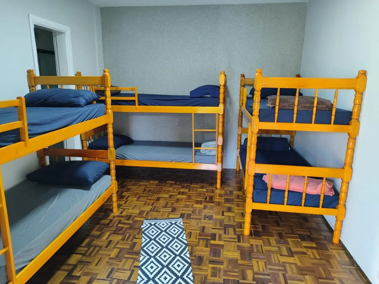 Bed in Pousada Marcatto