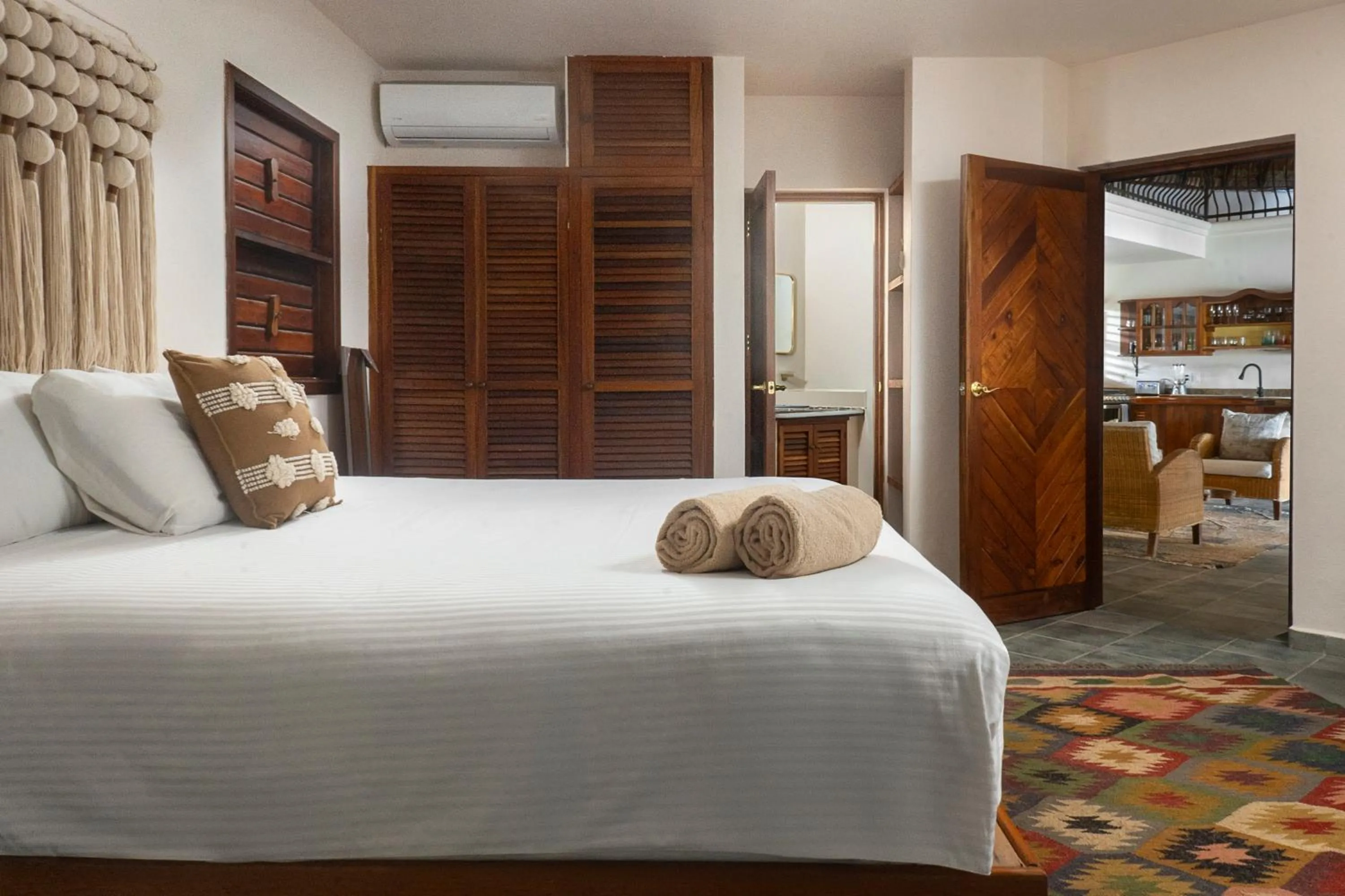 Bed in Mantaray Tulum