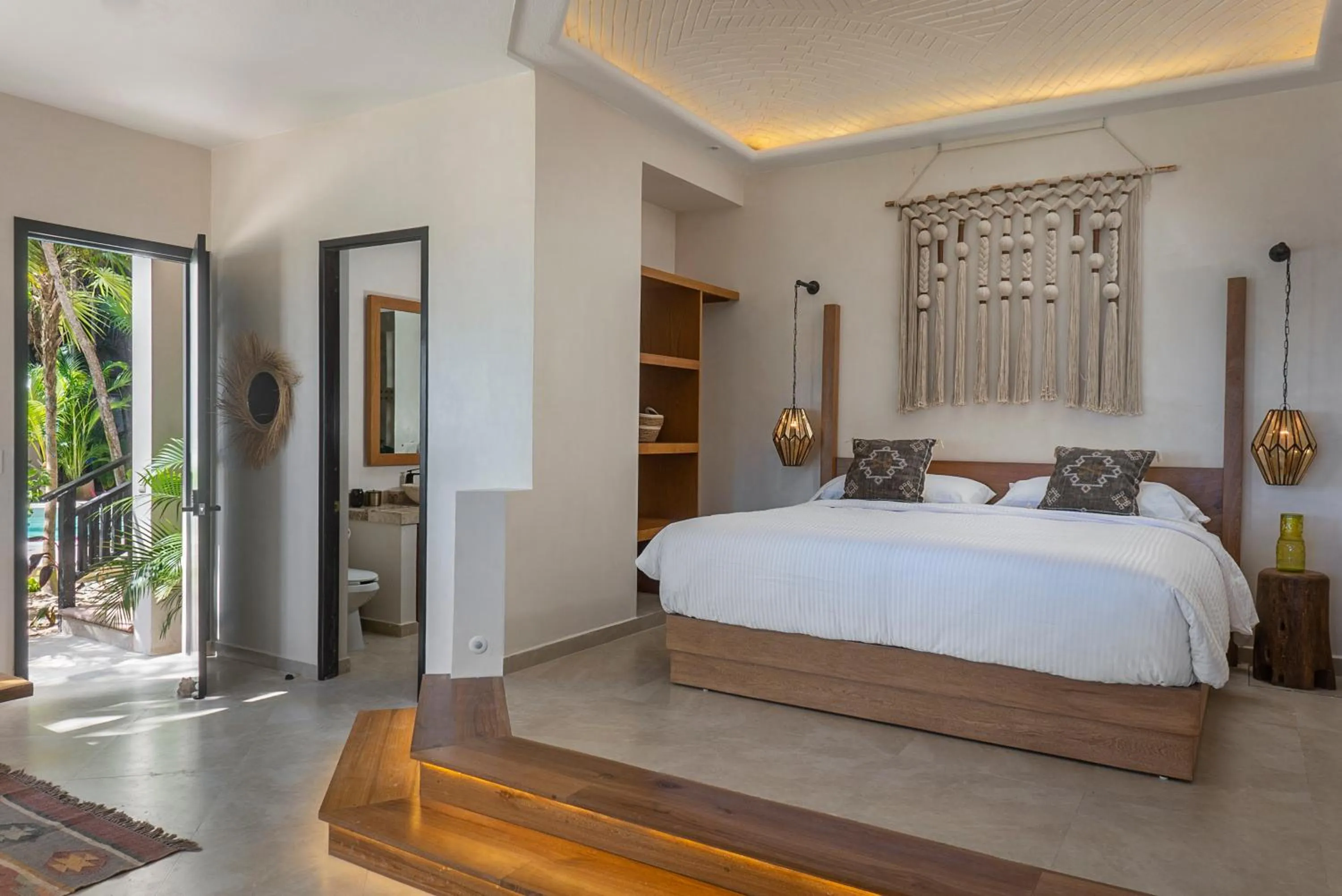 Bed in Mantaray Tulum