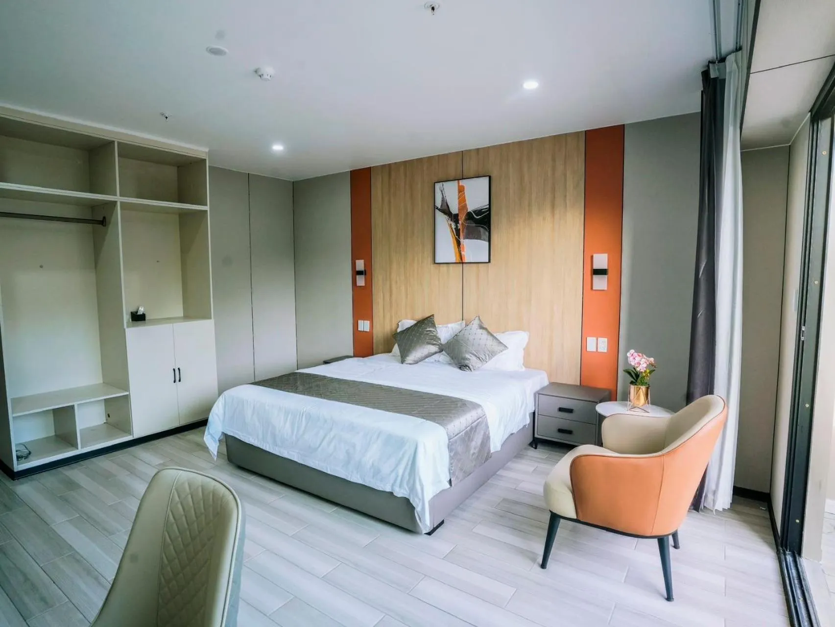 Bed in Taufusi Hotel