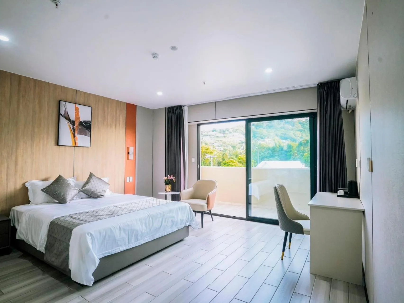 Bed in Taufusi Hotel