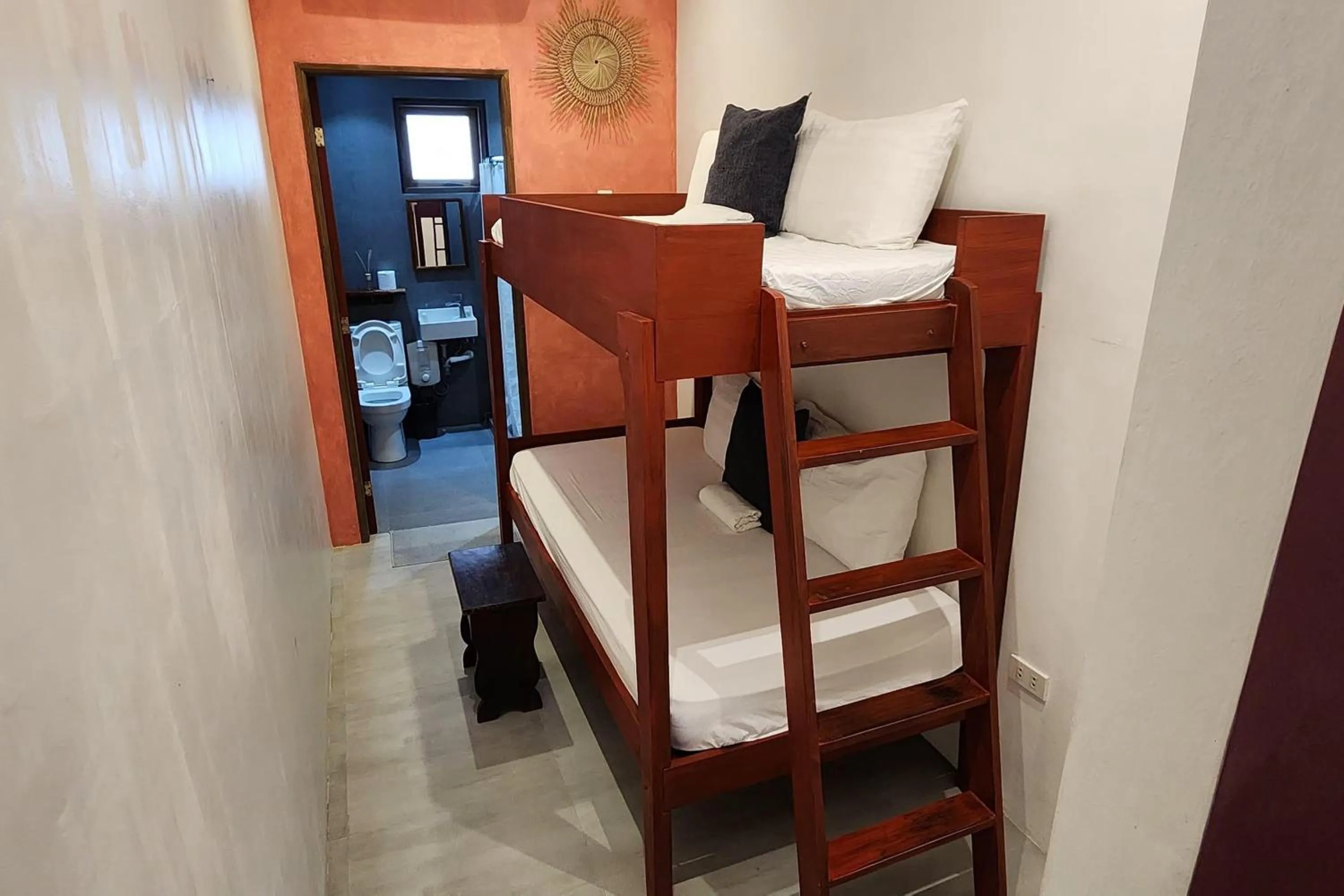 Bed in Sirom Beach House