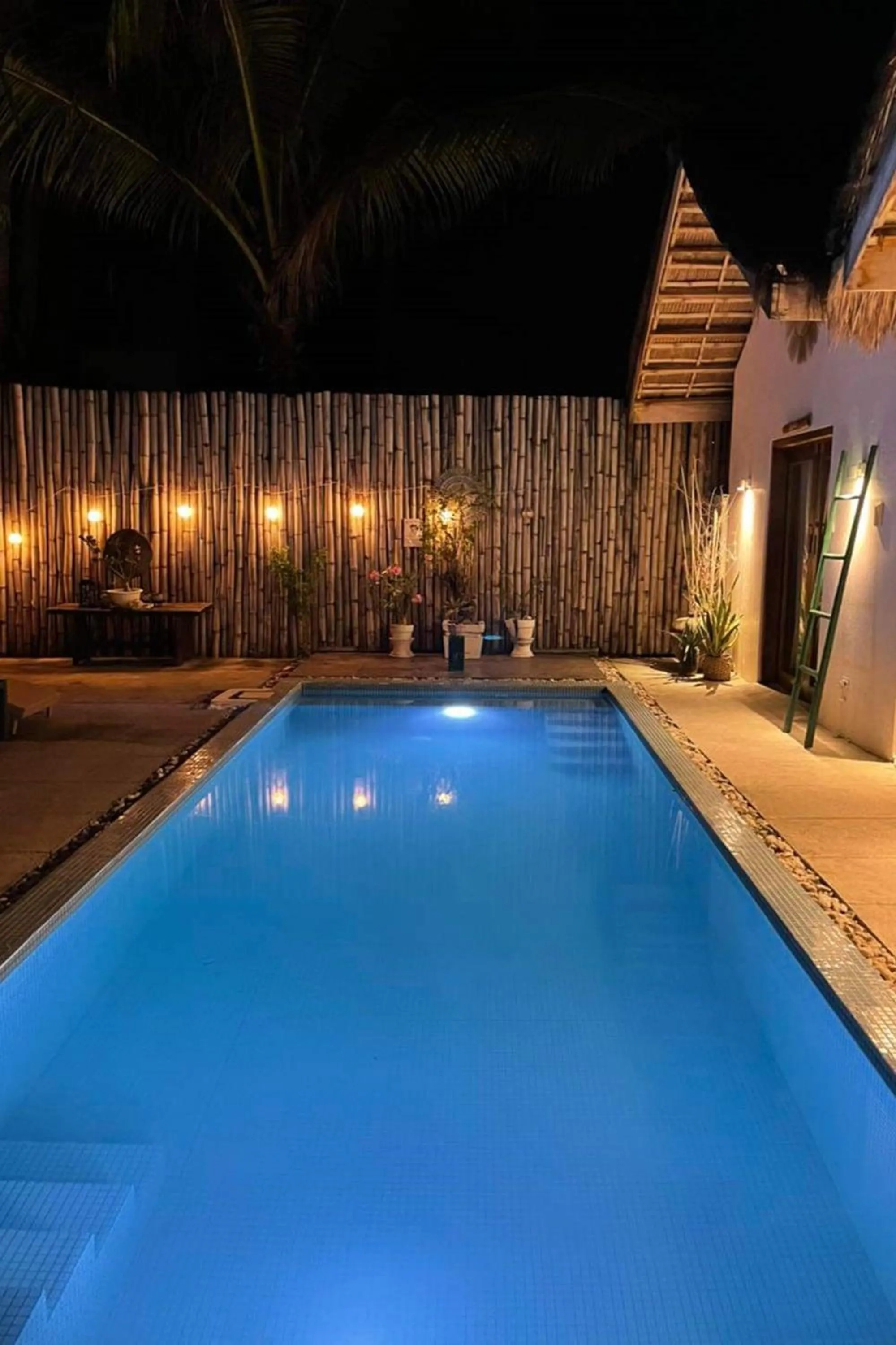 Swimming pool in Sirom Beach House