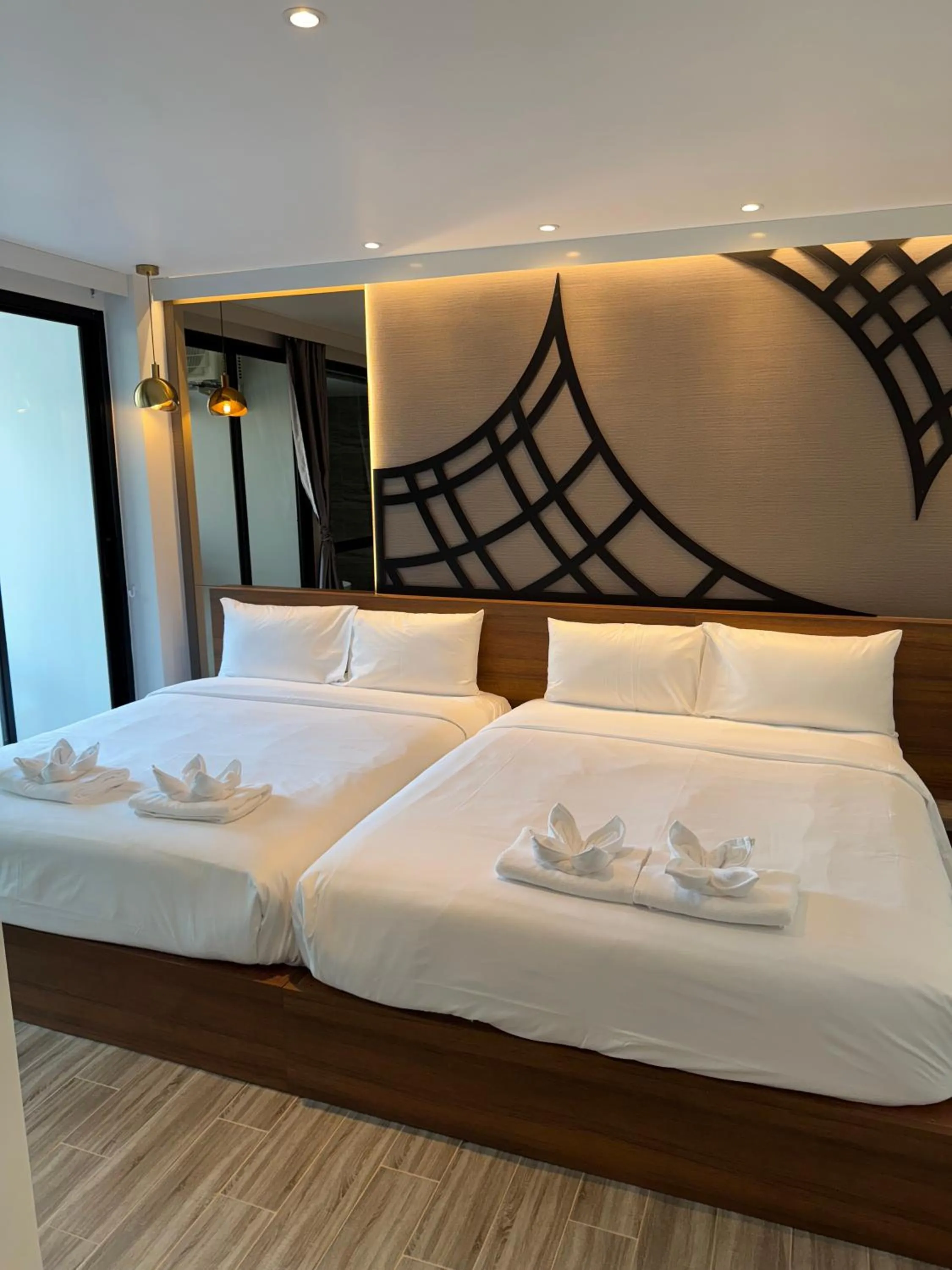 Bed in S3 Ayutthaya Hotel