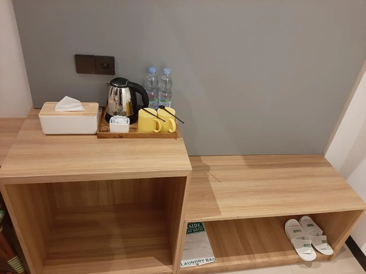 Coffee/tea facilities in Parkside Meuligoe Hotel