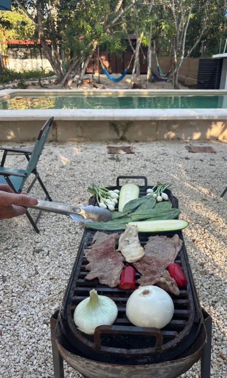 Kitchen or kitchenette in BACALAR INN Hotel