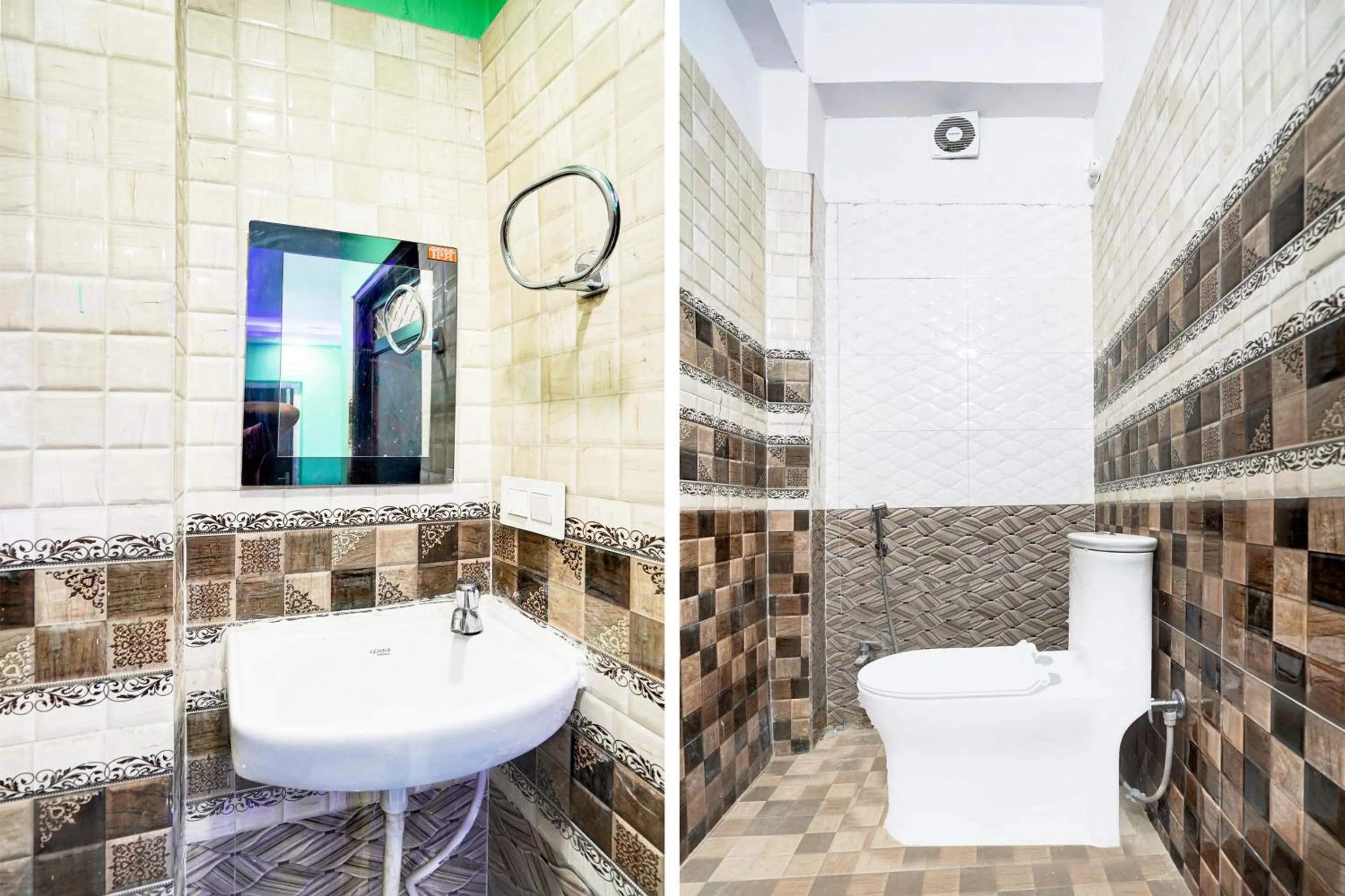 Bathroom in Super Hotel O Bhagwanpur Chowk Muzaffarpur