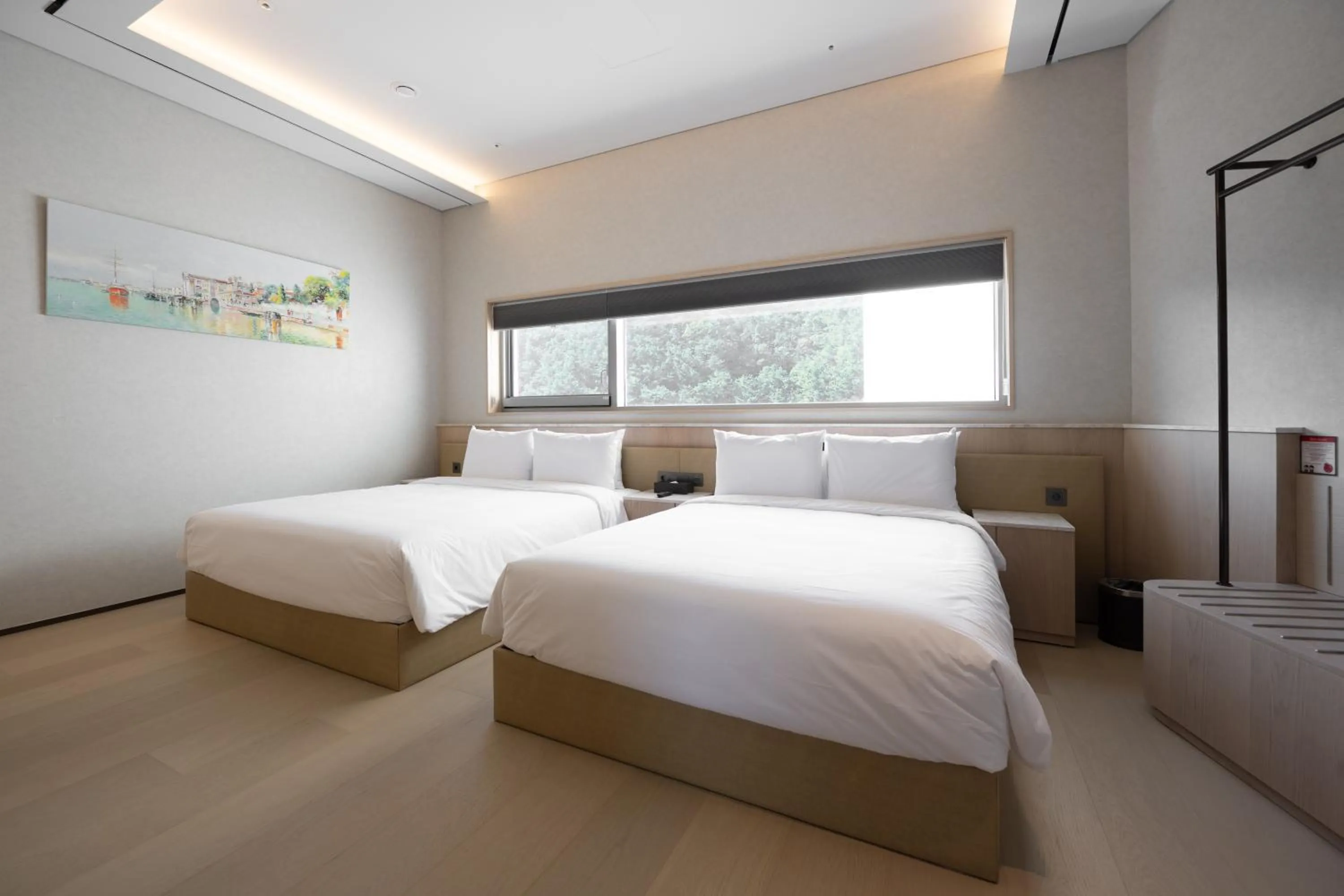 Bed in Mer de laube Hotel